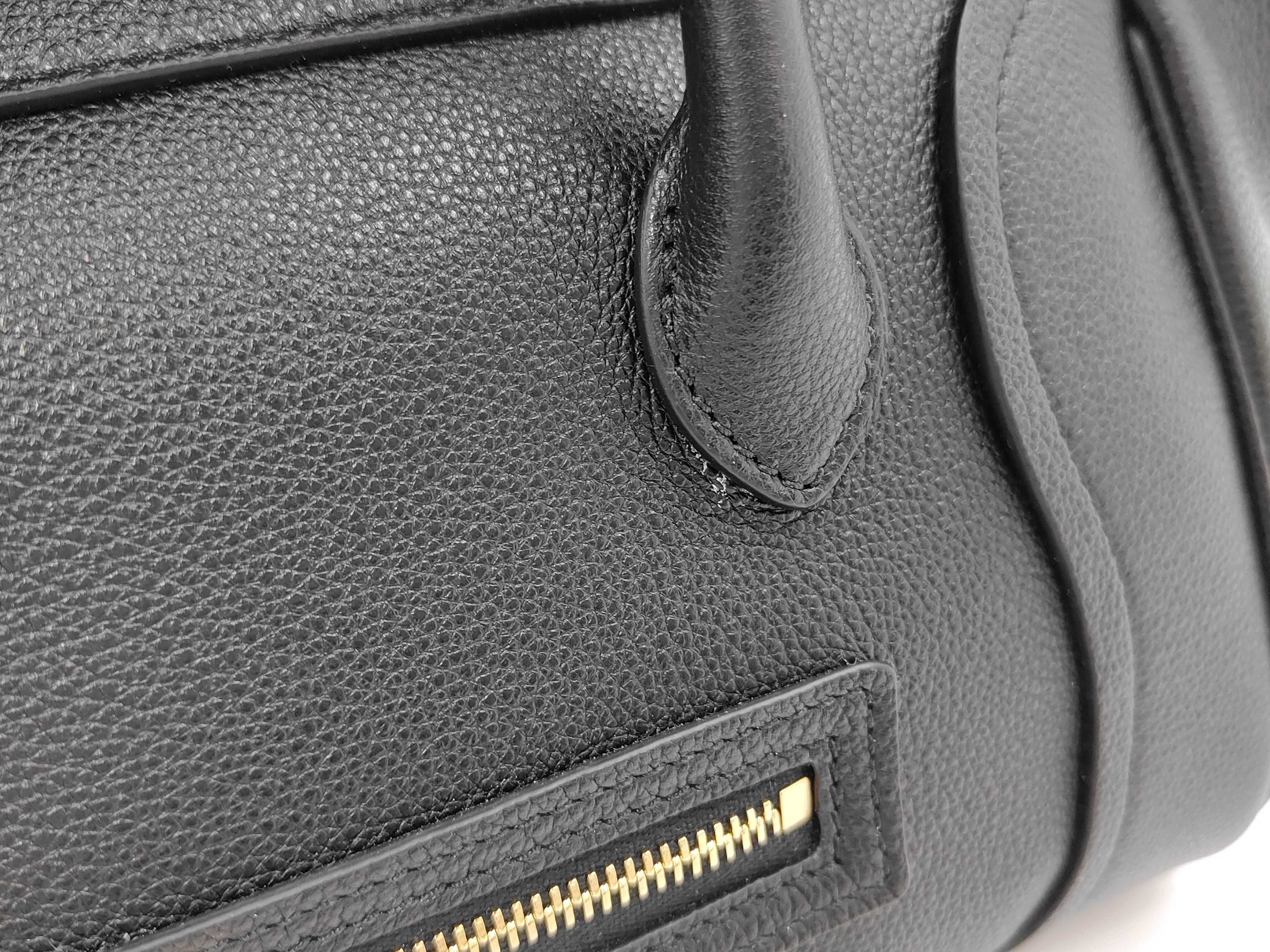 Little Luggage Grained Calfskin Handbag — view 9