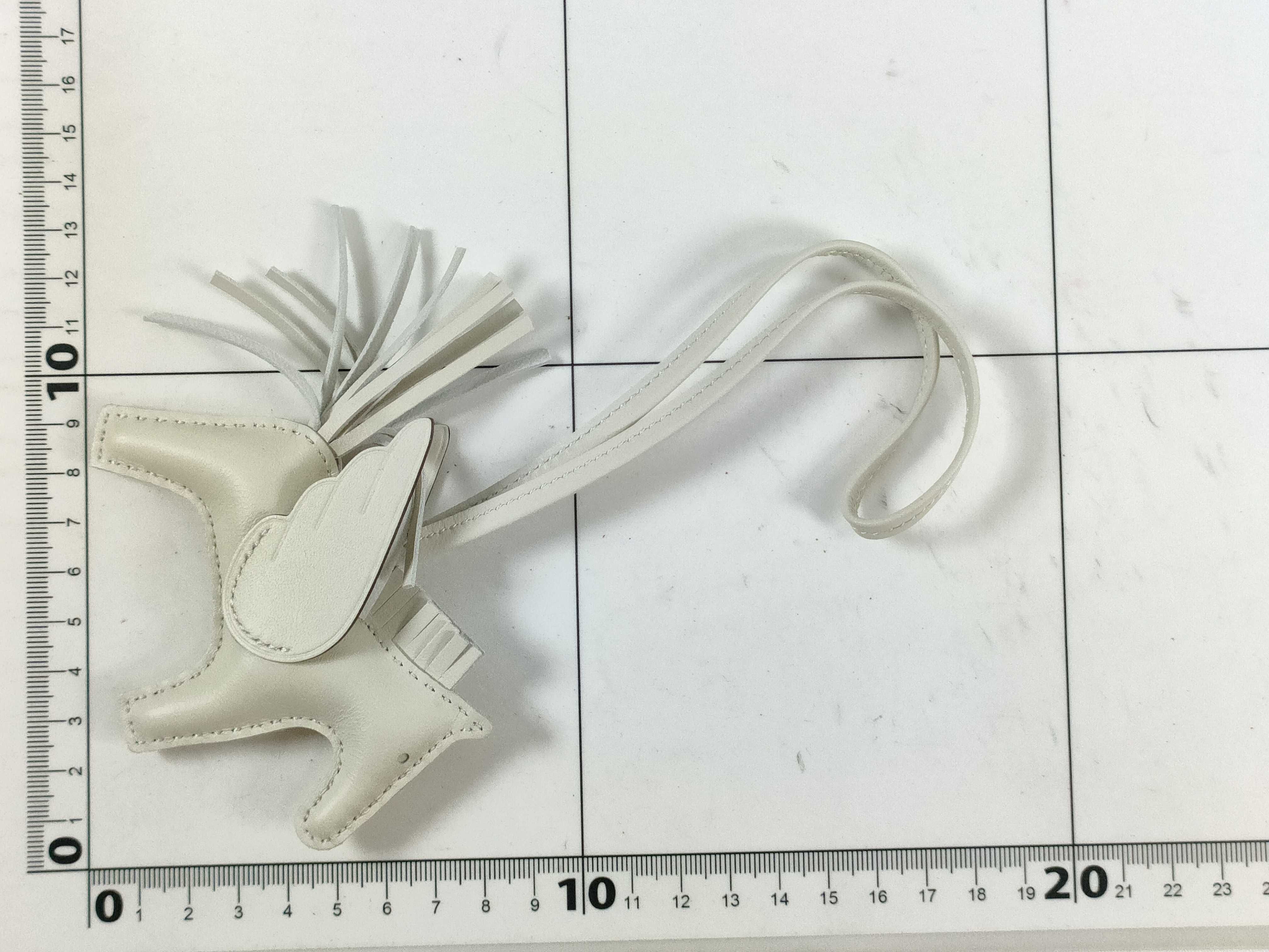 K stamp Rodeo Pegasus White Key Case/Keychain — view 3