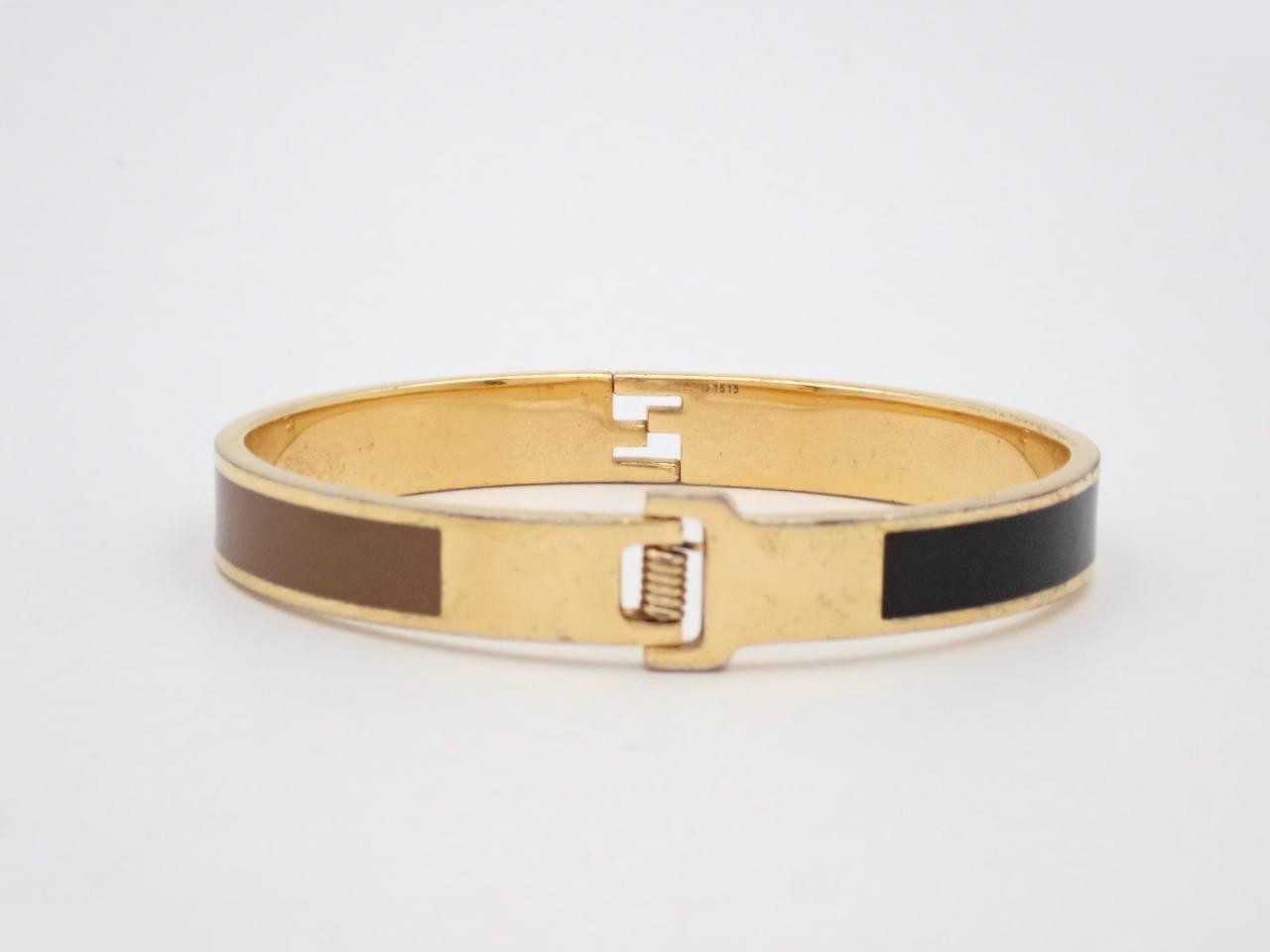 Other lines: Precious metal bangles (metal) - Black, Brown, Gold — view 2