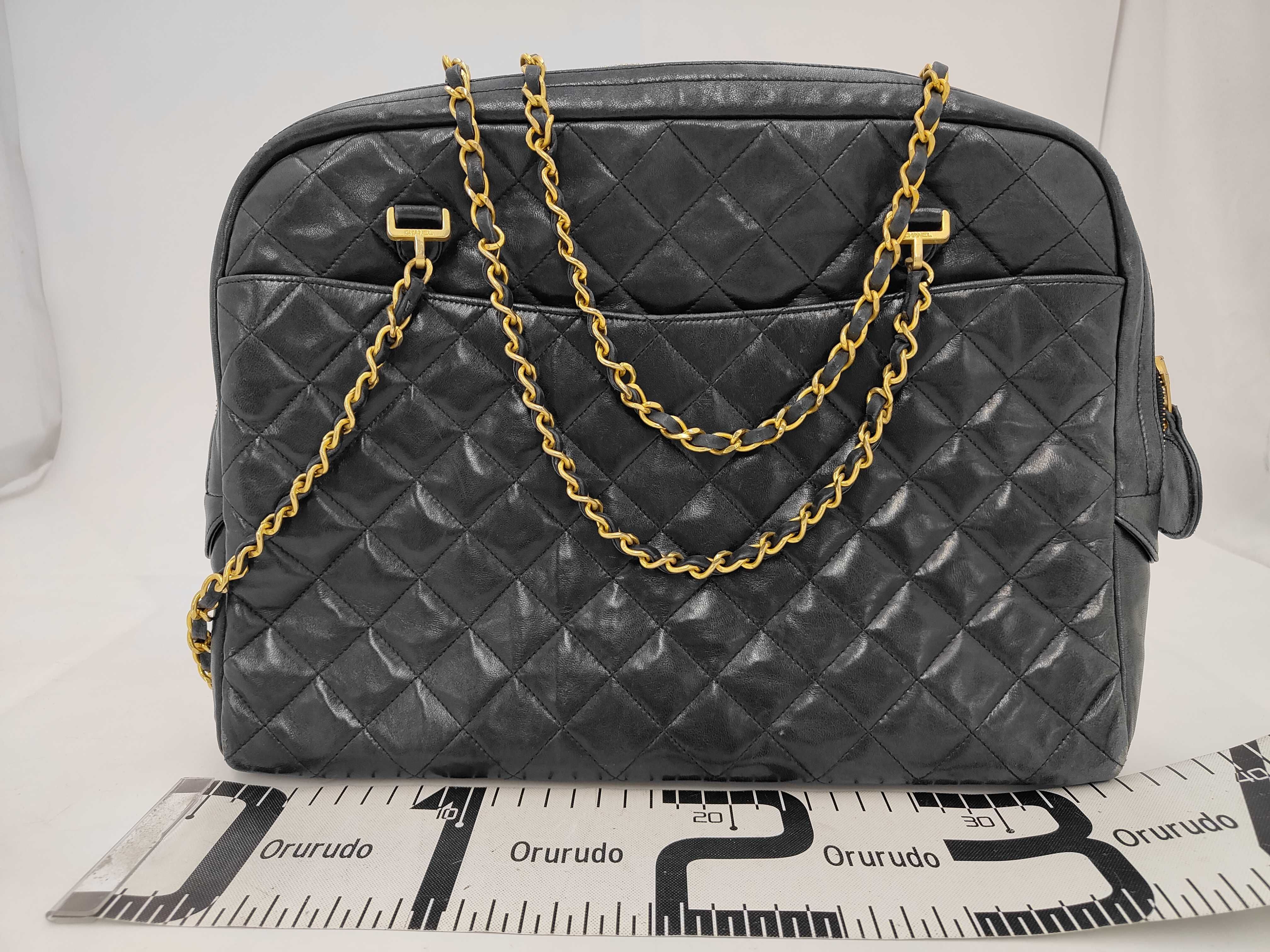 Lambskin Matelassé Chain Shoulder Bag — view 2