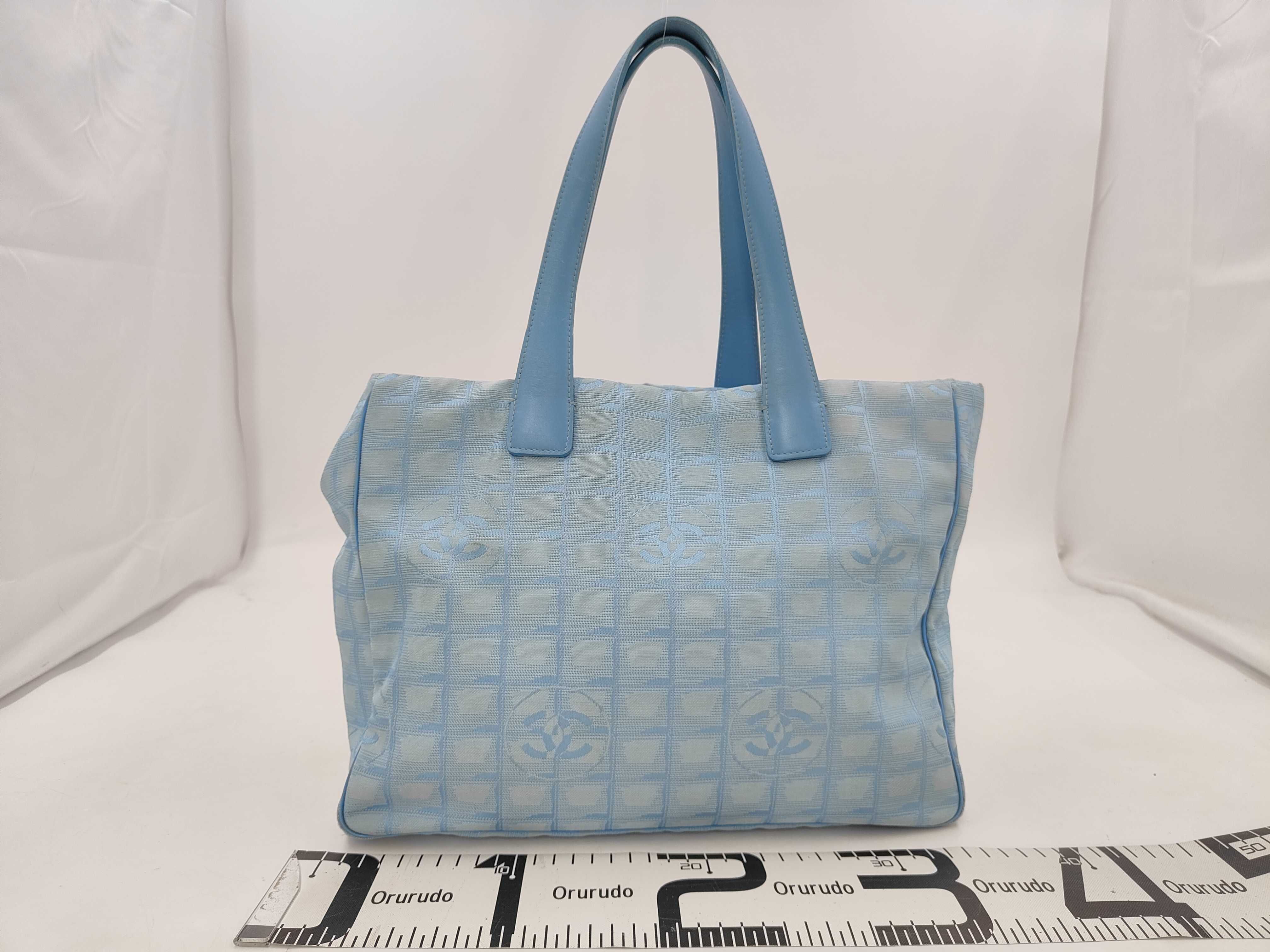 tote shoulder bag, blue tote bag — view 2