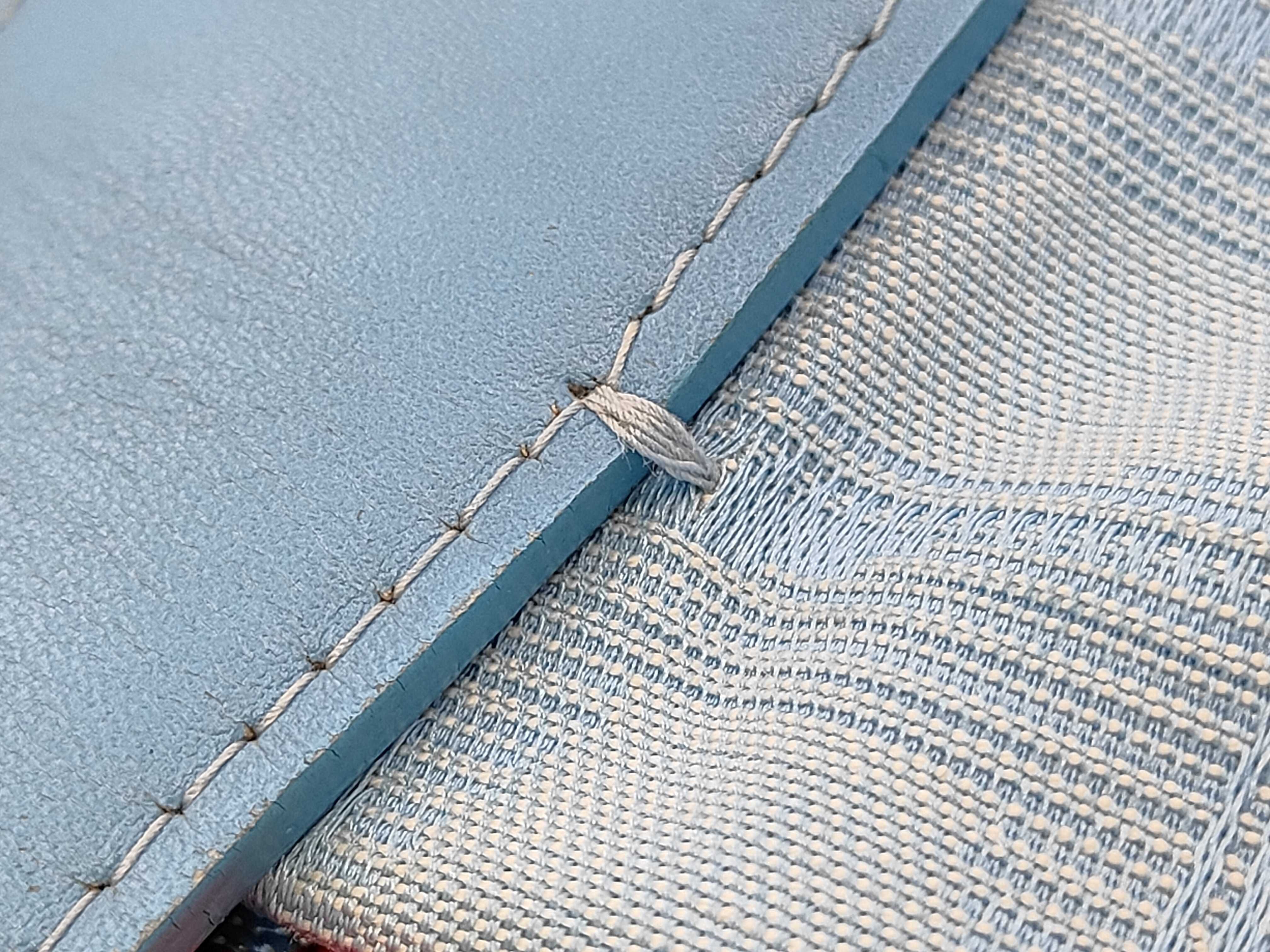 tote shoulder bag, blue tote bag — view 7