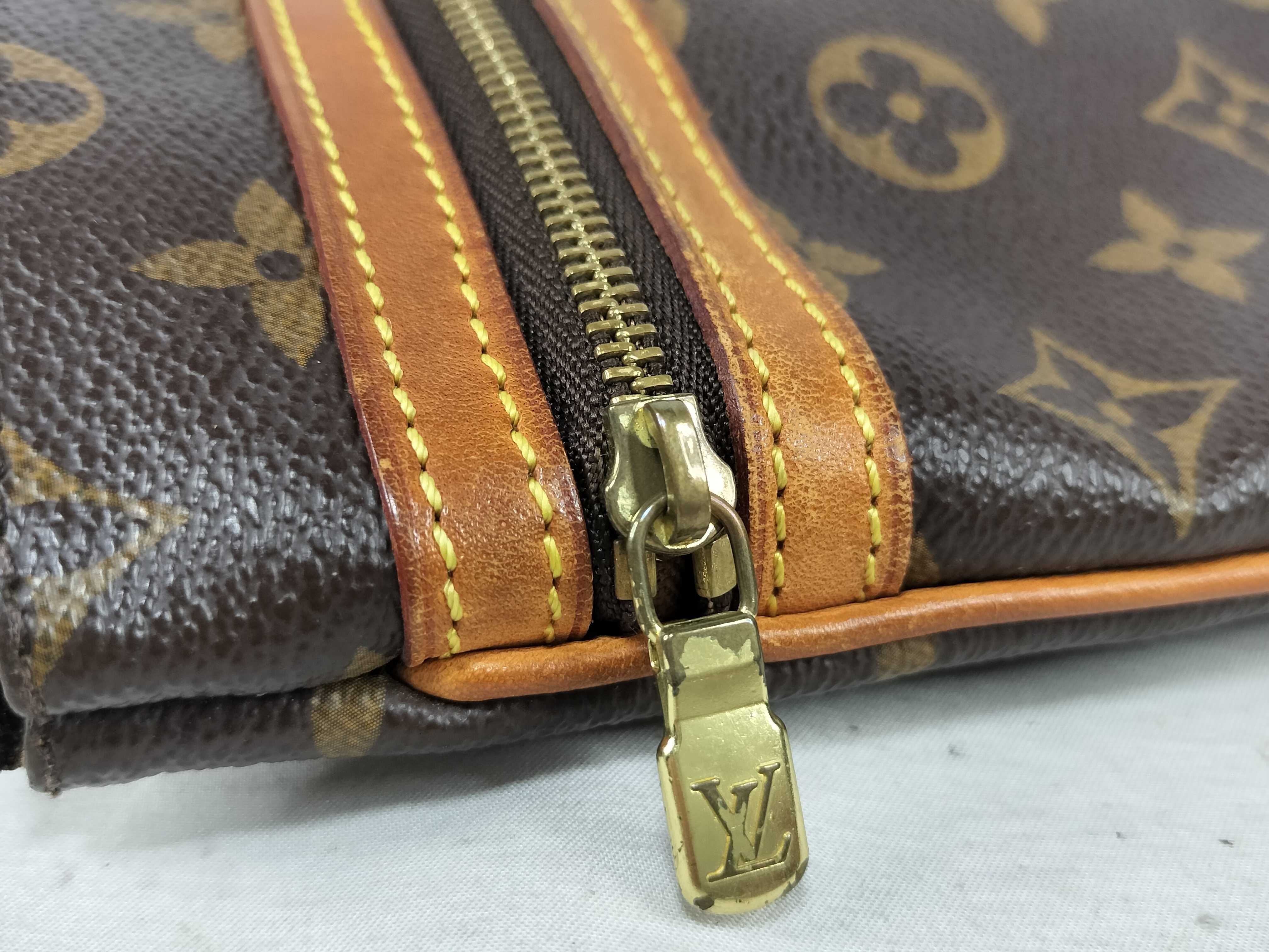 Damier LV Monogram Pochette Bosphore M40044 MI4078 Shoulder Bag — view 14