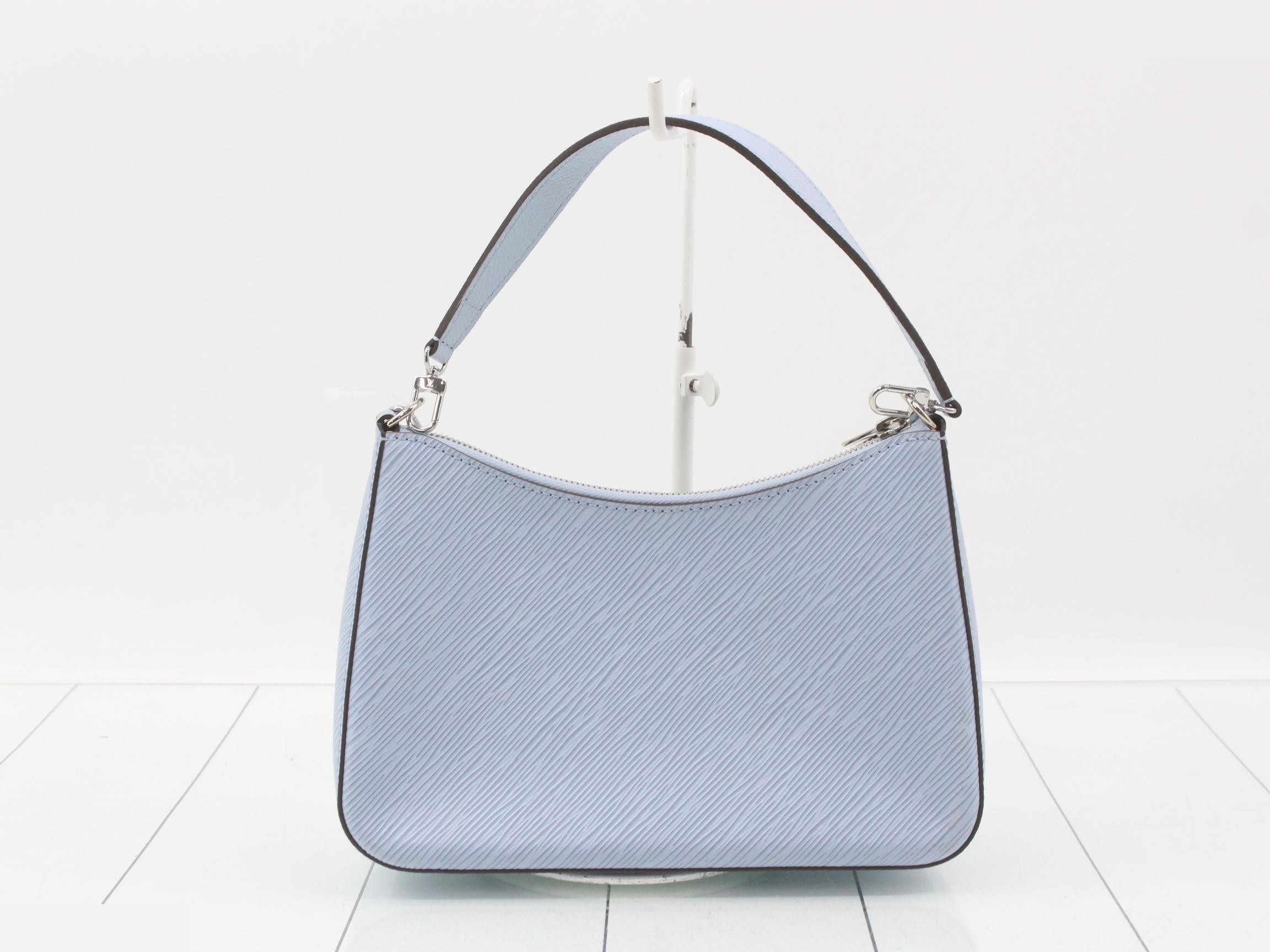 M59486 Louis Vuitton Epi Marelle NM with pouch, light blue — view 2