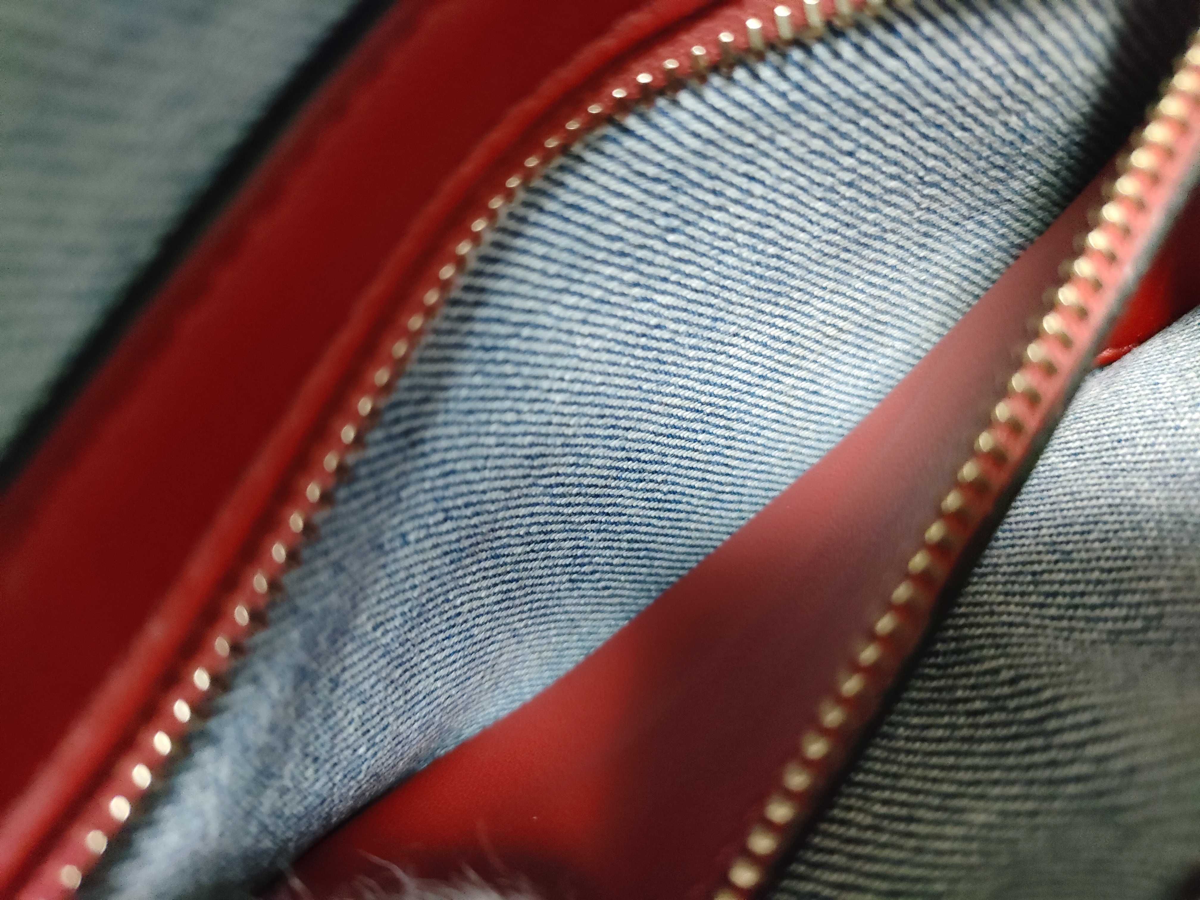 Studded Blue Denim Waist Bag Body Bag — view 12