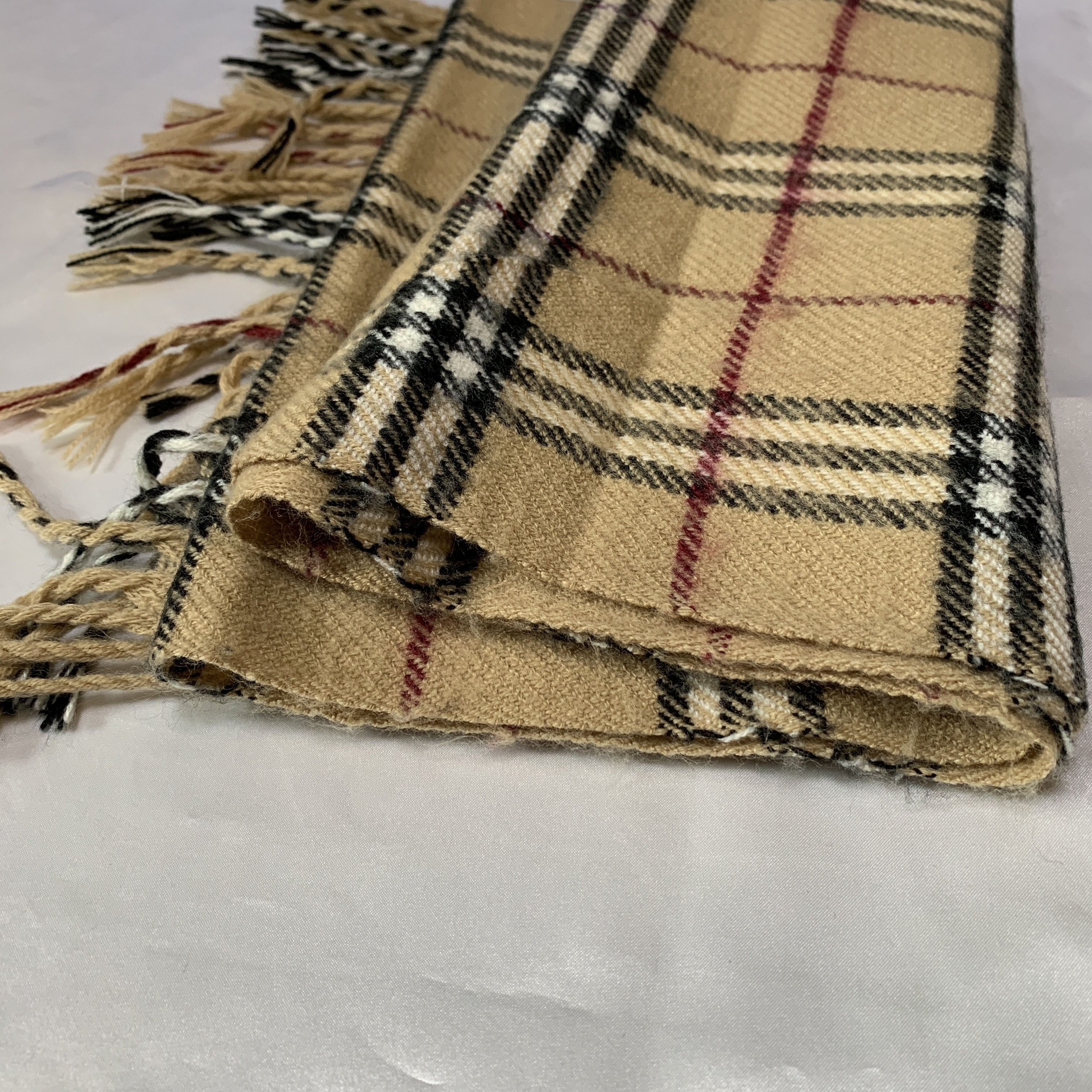 Nova Check Cashmere Scarf and other accessories — view 3
