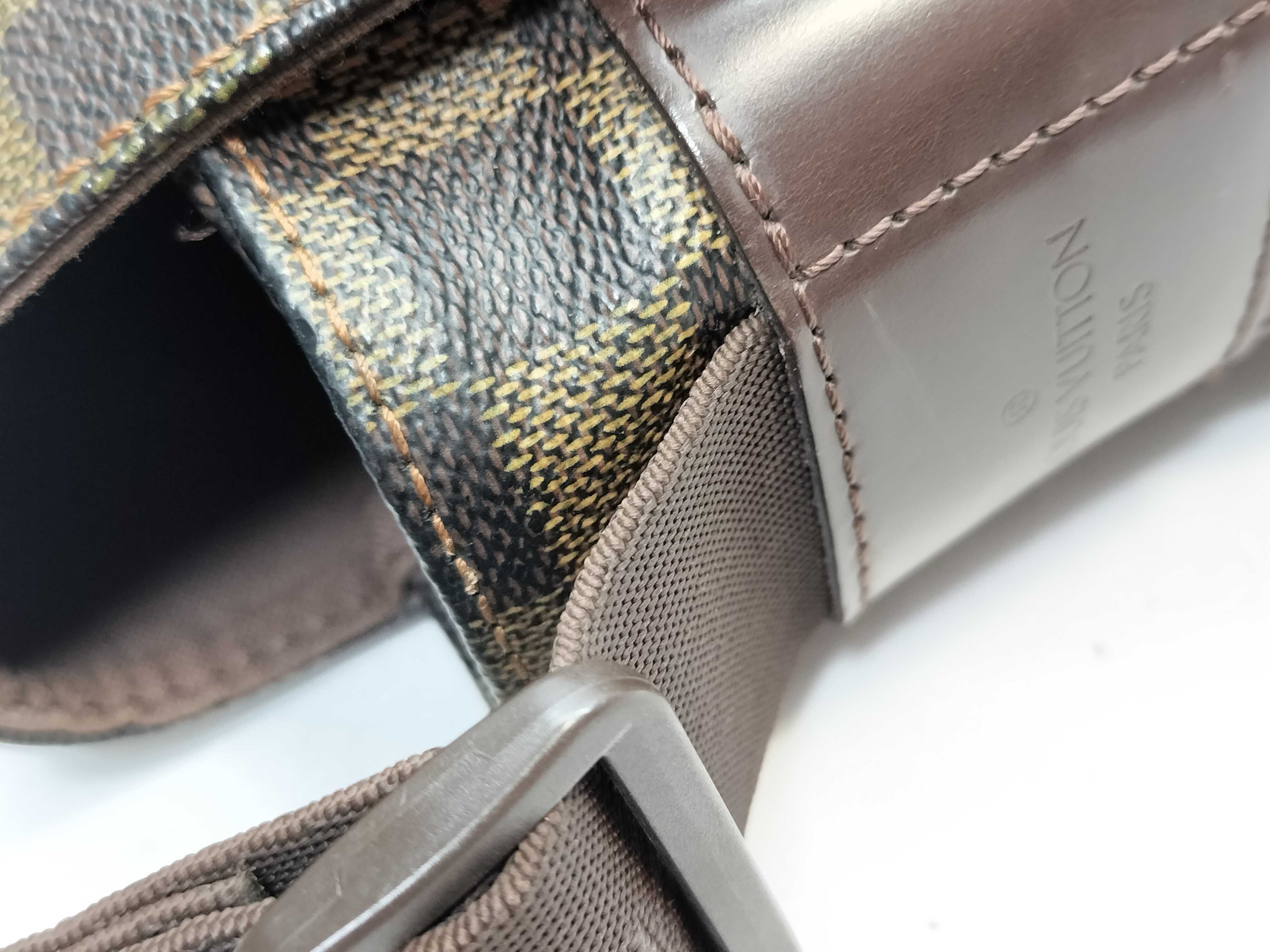 Damier Bastille Damier Ebene Shoulder Bag — view 7