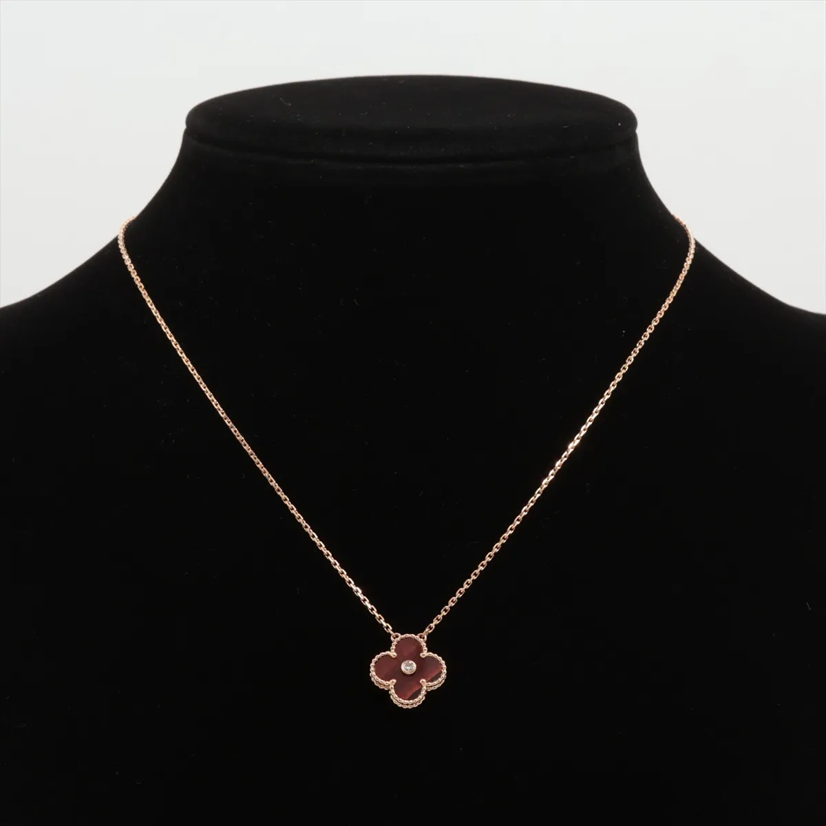 Vintage Alhambra Bullseye Diamond Necklace 750(PG) 6.4g JE816010 Bullseye — view 5