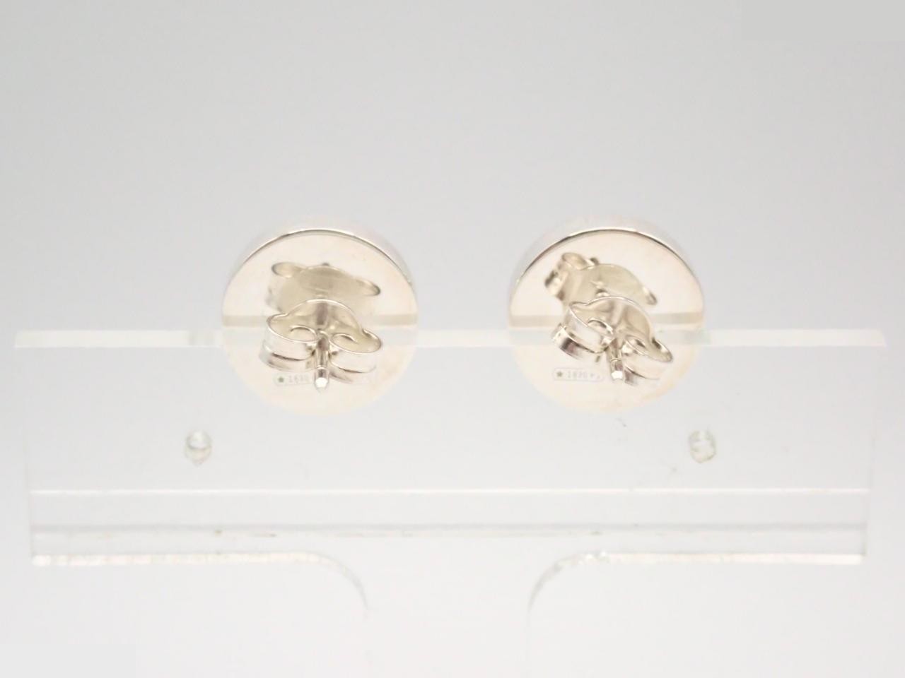 logo earrings, Ag925/5.8g — view 2