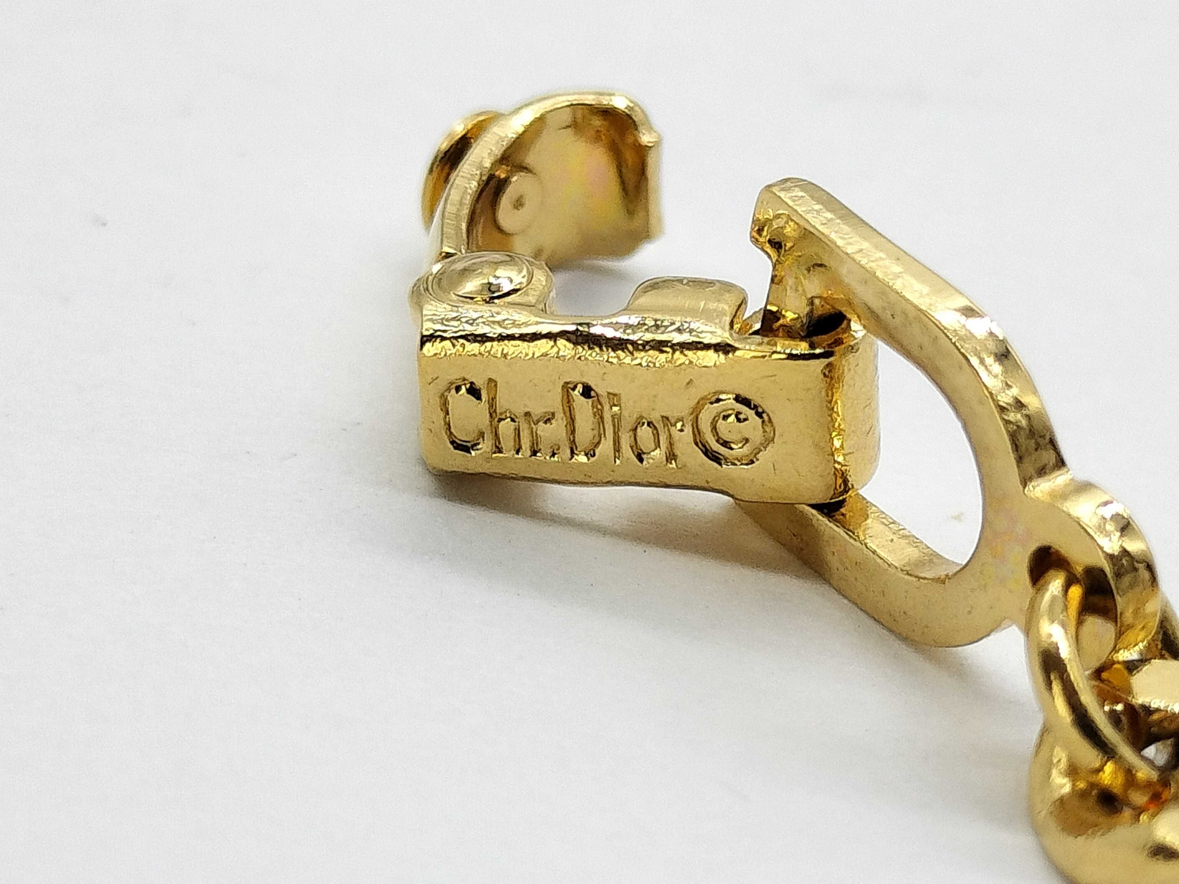 CD Logo Rhinestone Bracelet/Bangle — view 5