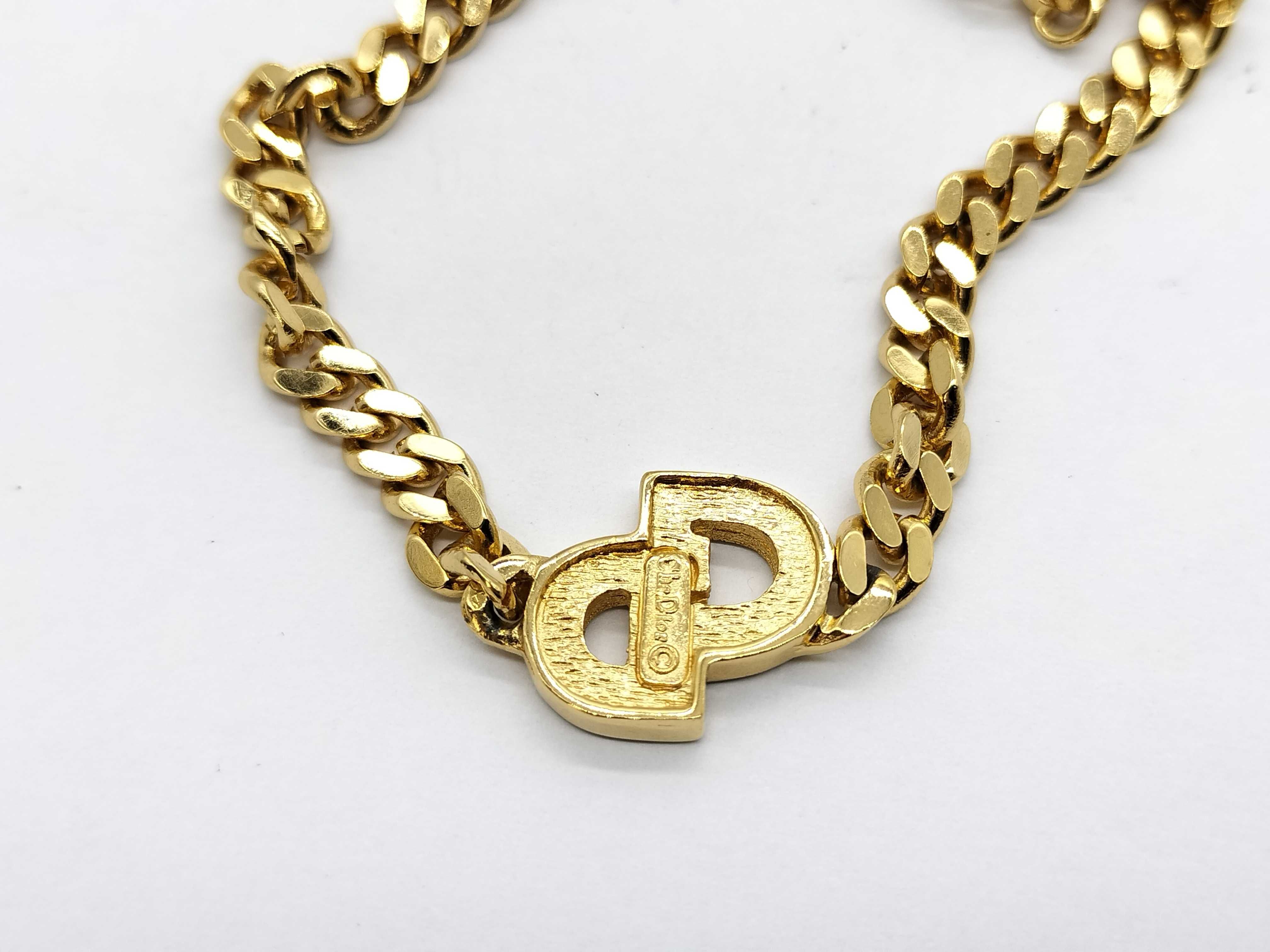 CD Logo Rhinestone Bracelet/Bangle — view 6