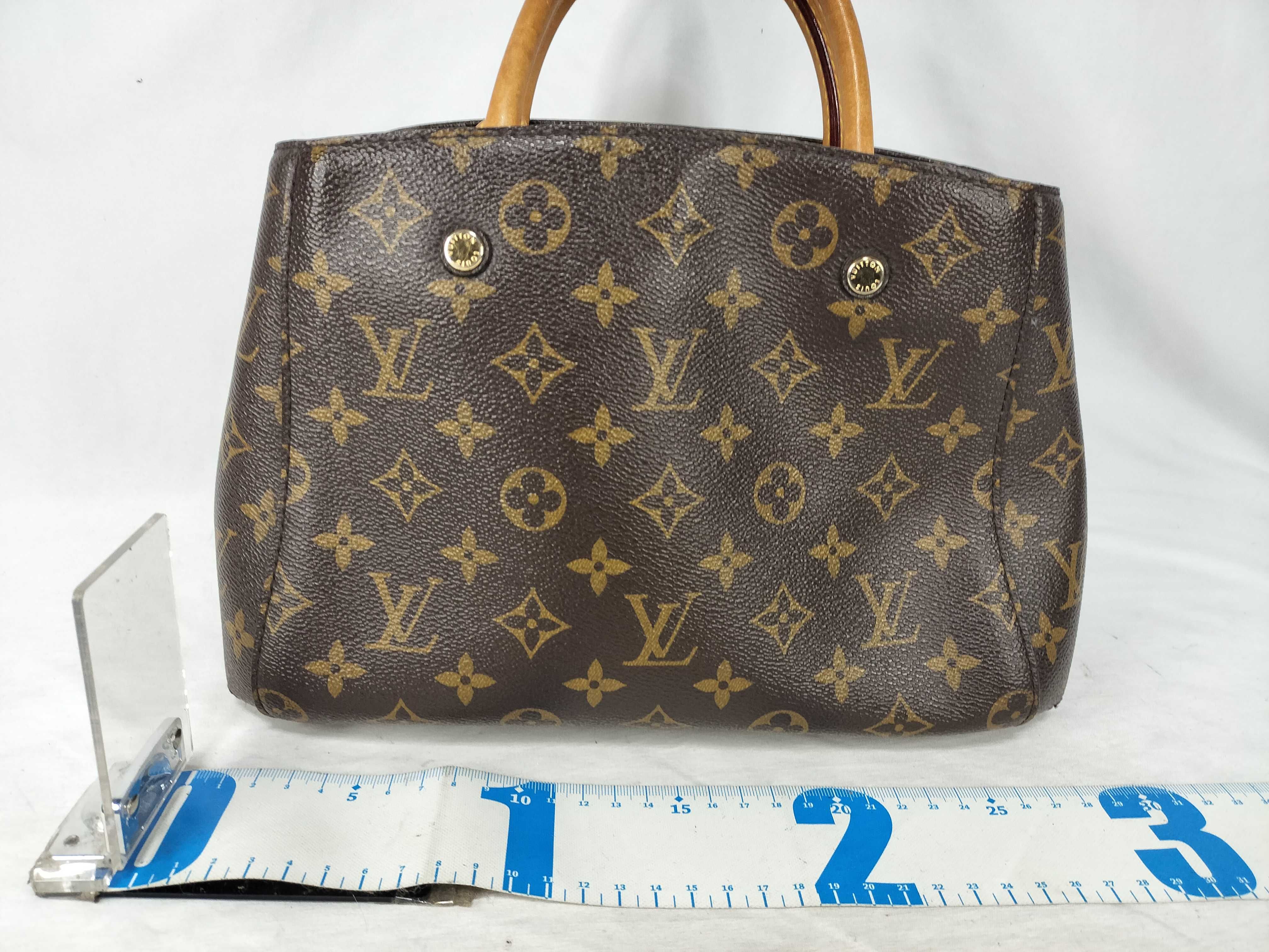 Monogram Louis Vuitton Montaigne BB Monogram M41055 CA0134 Handbag — view 2