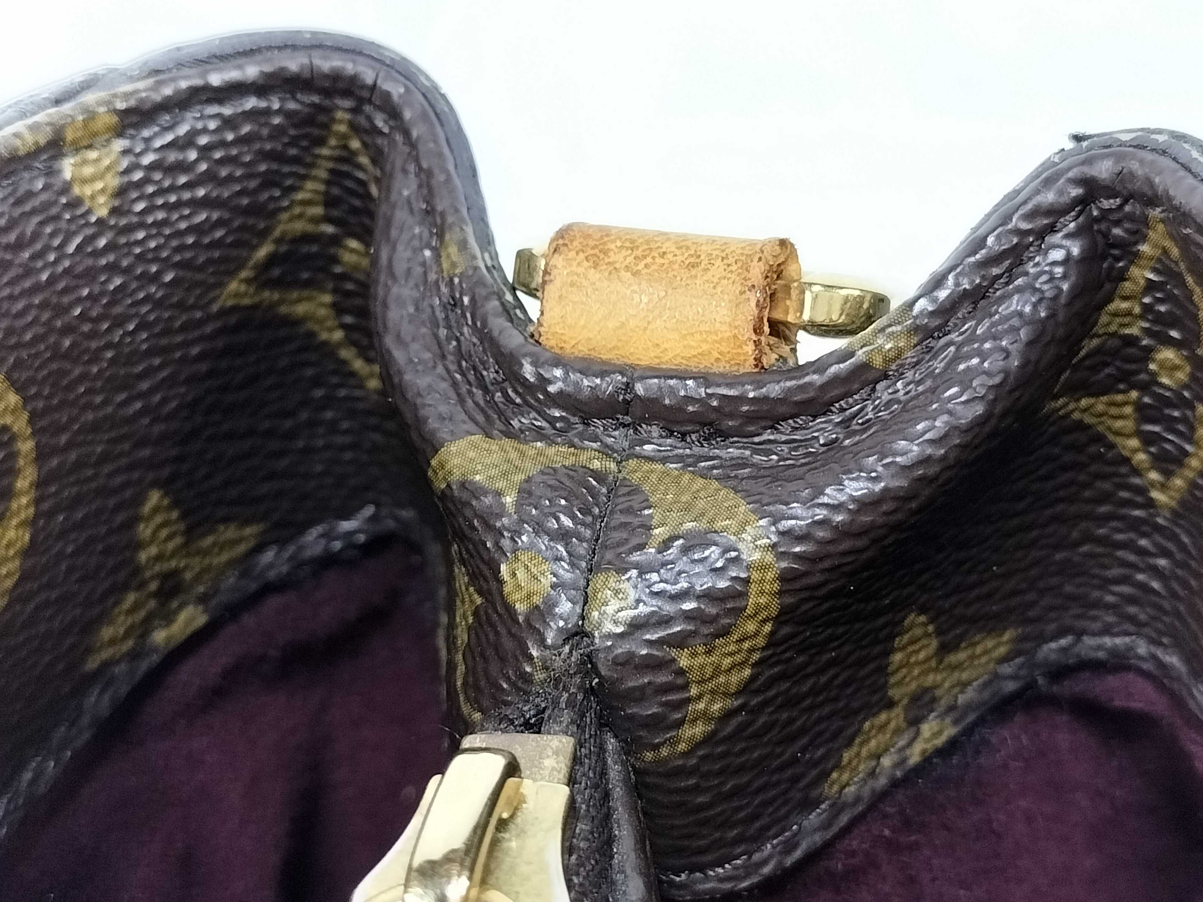 Monogram Louis Vuitton Montaigne BB Monogram M41055 CA0134 Handbag — view 8