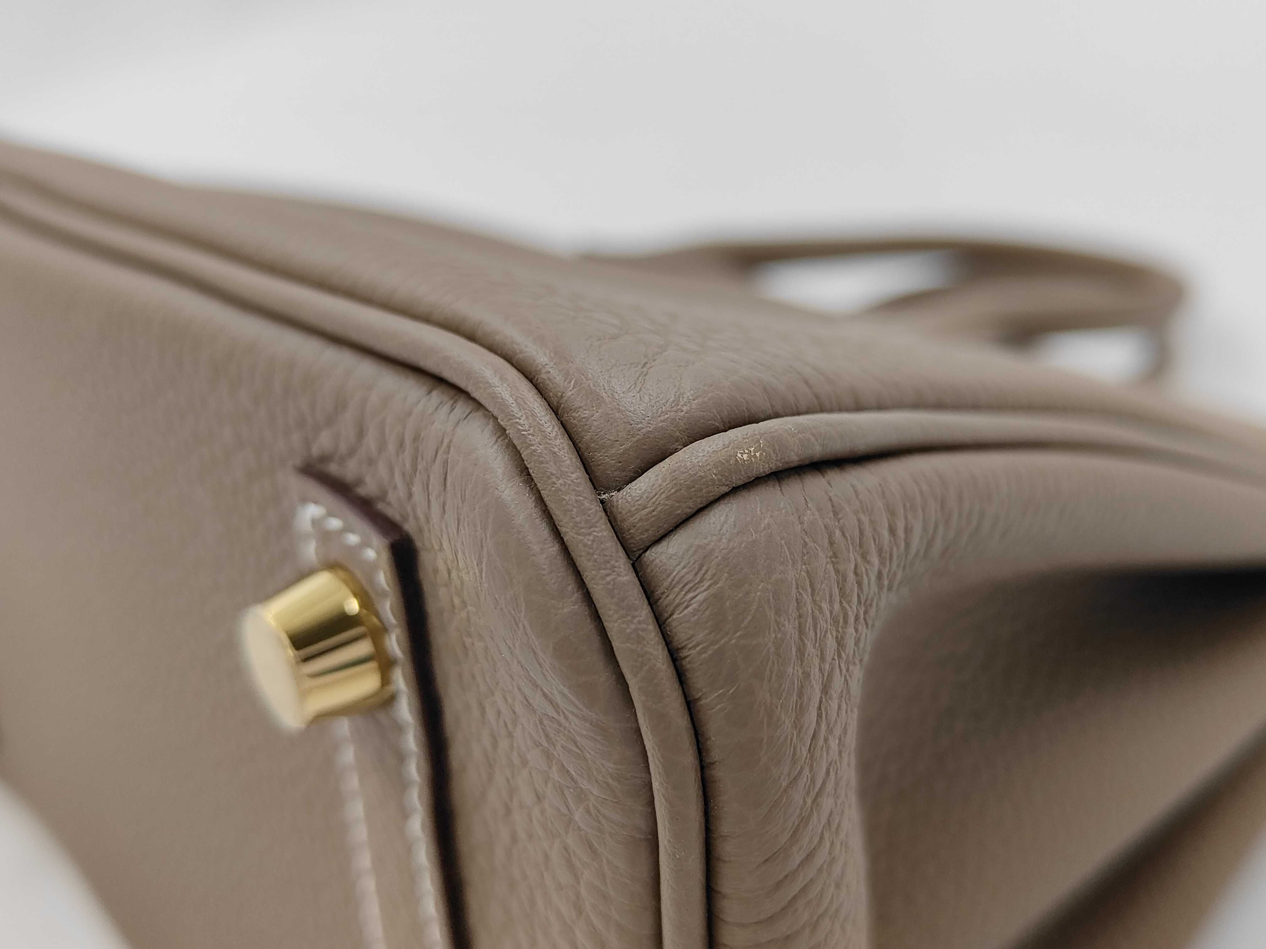 Birkin 25 Togo Etoup GD Hardware U Engraved Handbag — view 5