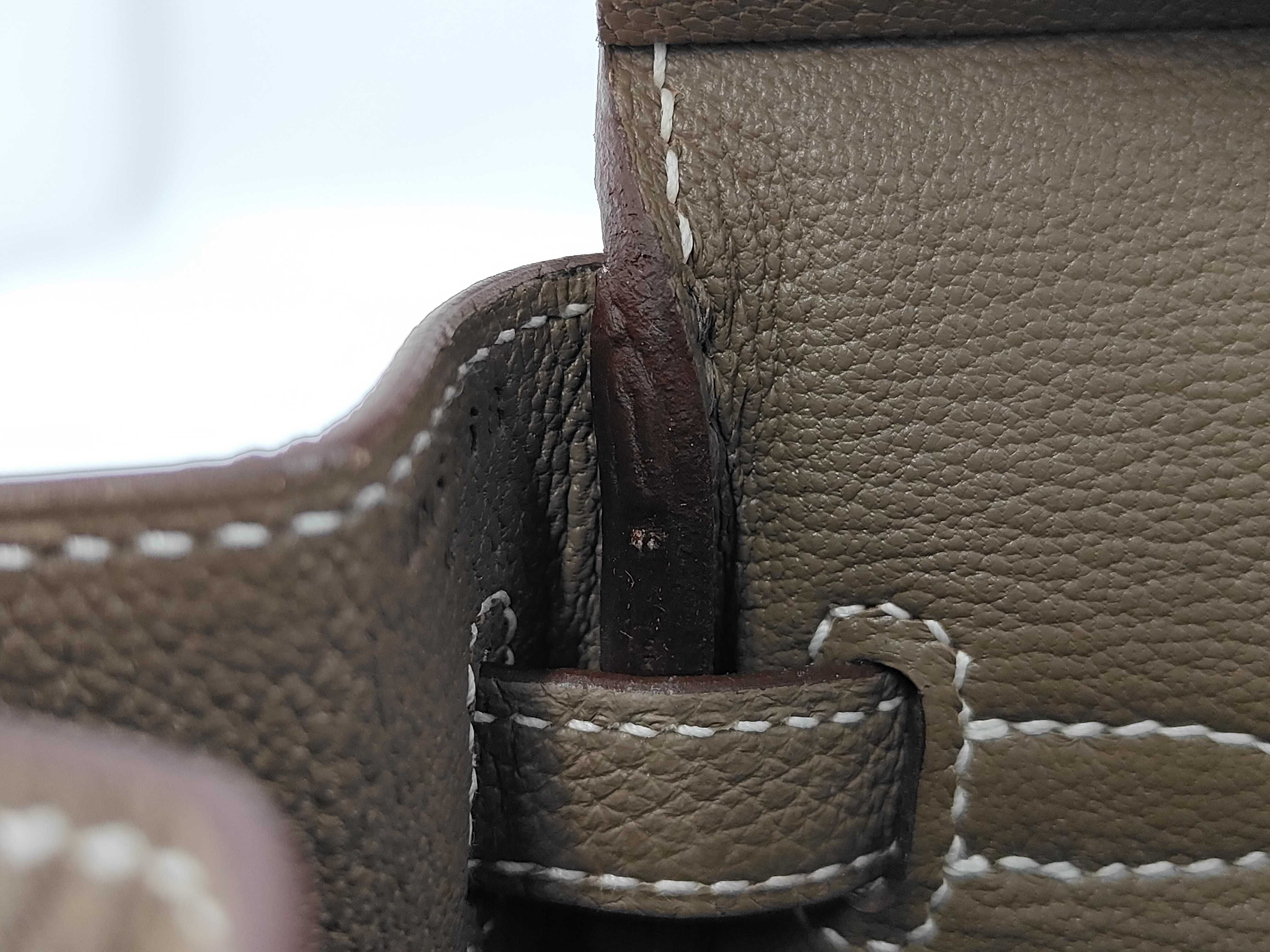 Birkin 25 Togo Etoup GD Hardware U Engraved Handbag — view 10