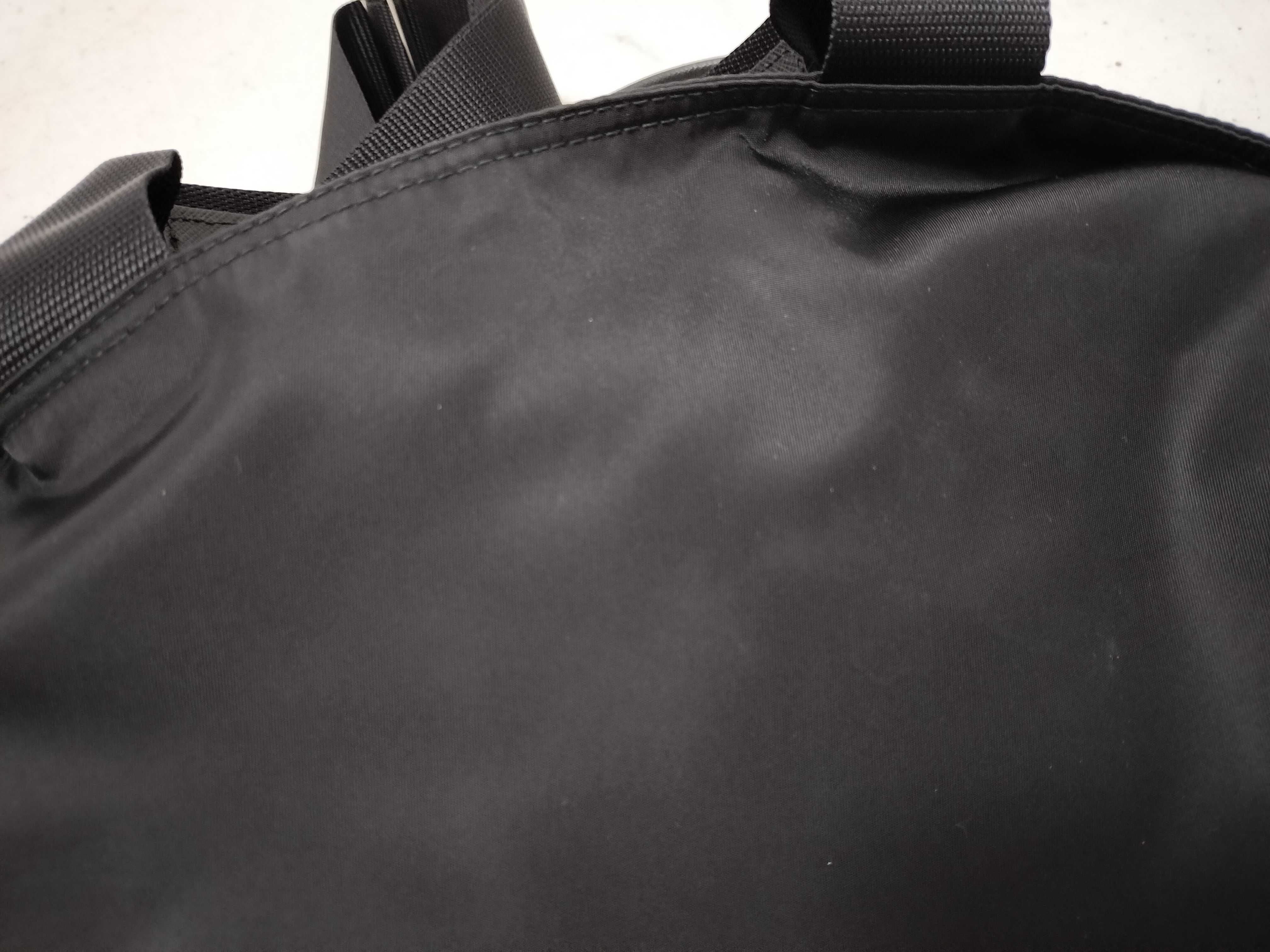 Nylon KR-Tessuto Nylon & Leather 2-Way Handbag Black 1BG867 Handbag — view 15
