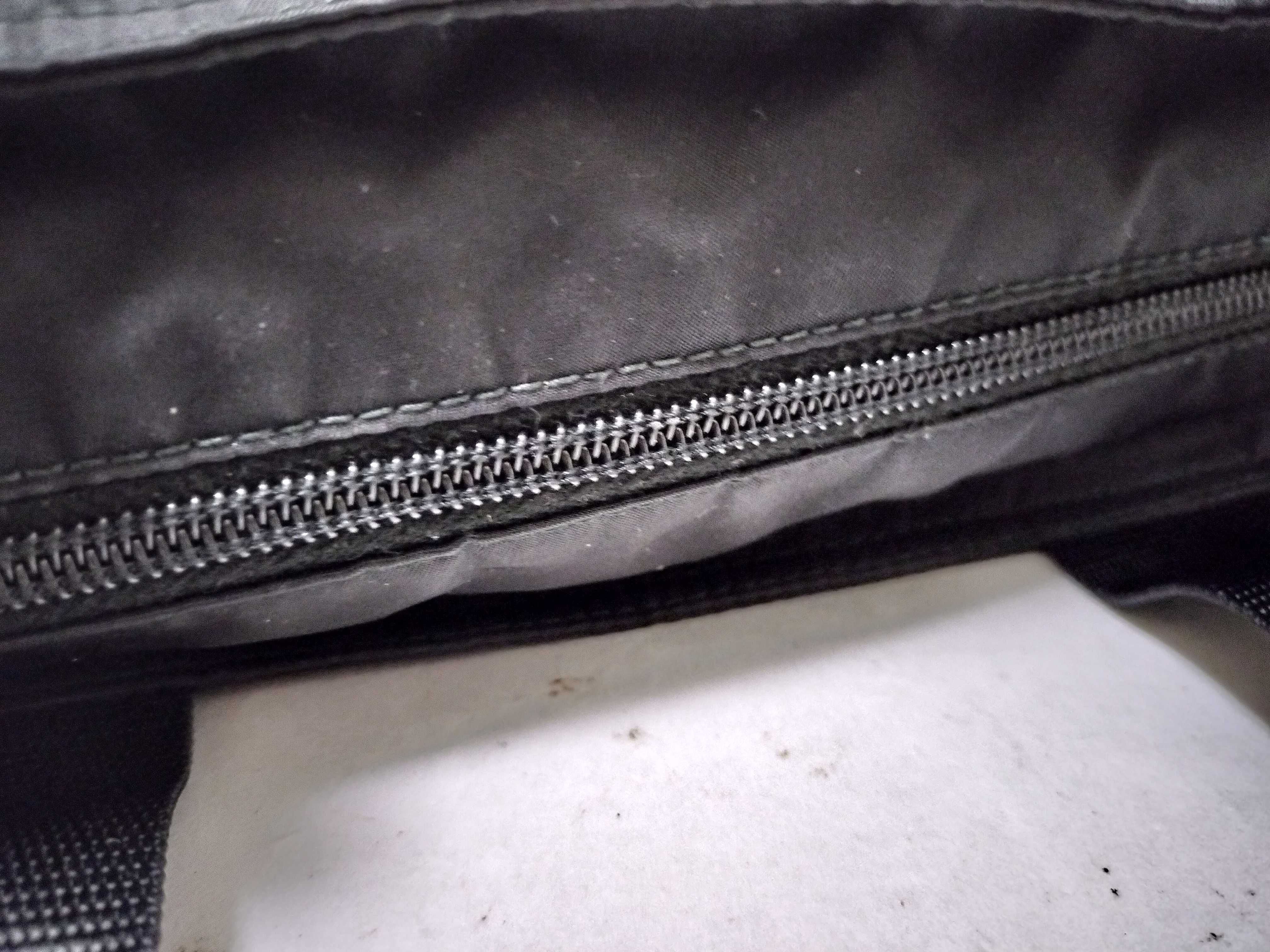 Nylon KR-Tessuto Nylon & Leather 2-Way Handbag Black 1BG867 Handbag — view 7