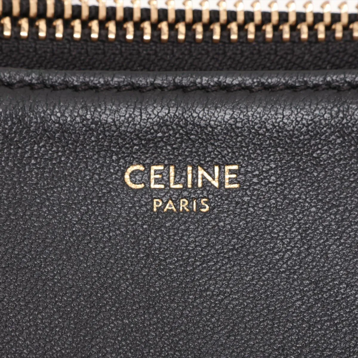 Trio Leather Shoulder Bag, Black — view 9