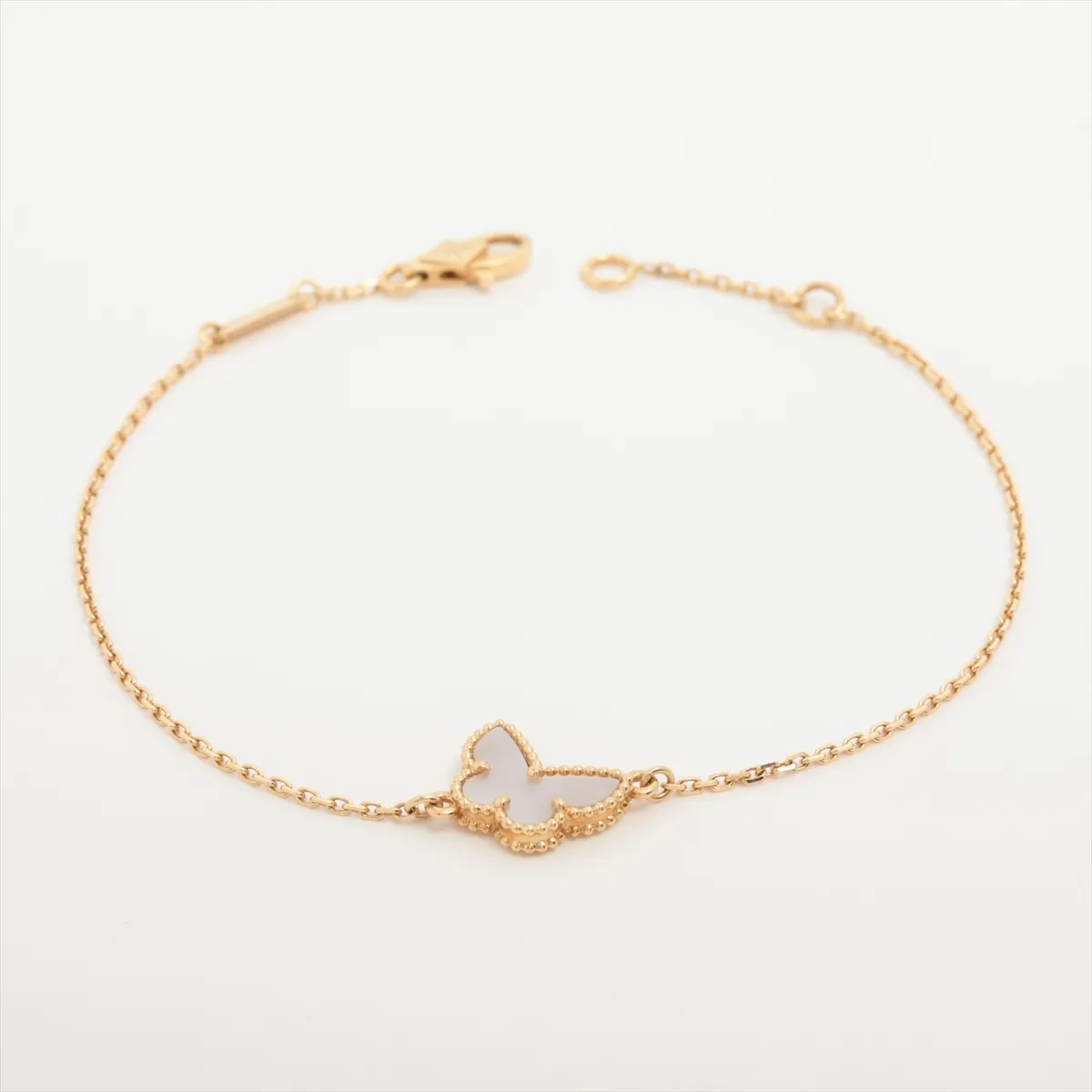 Sweet Alhambra Papillon Shell Bracelet 750 (Yellow Gold) 1.9g JB519472 — view 2