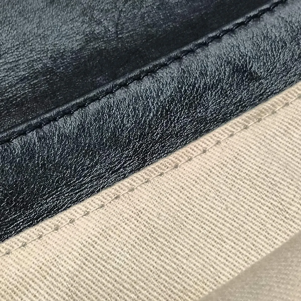 2.55 Leather Shoulder Bag, Chocolate Bar Pattern, Black with Silver Hardware, Item Number 8269843 (Serial Number 8) — view 12
