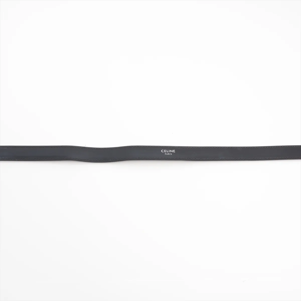 Triomphe Belt 75 GP×Leather Black×Silver — view 4