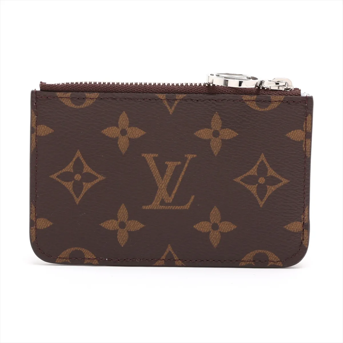 Monogram Porte Cartes Romy M26655 Brown x Silver Fragment Case (RFID Activated) — view 2