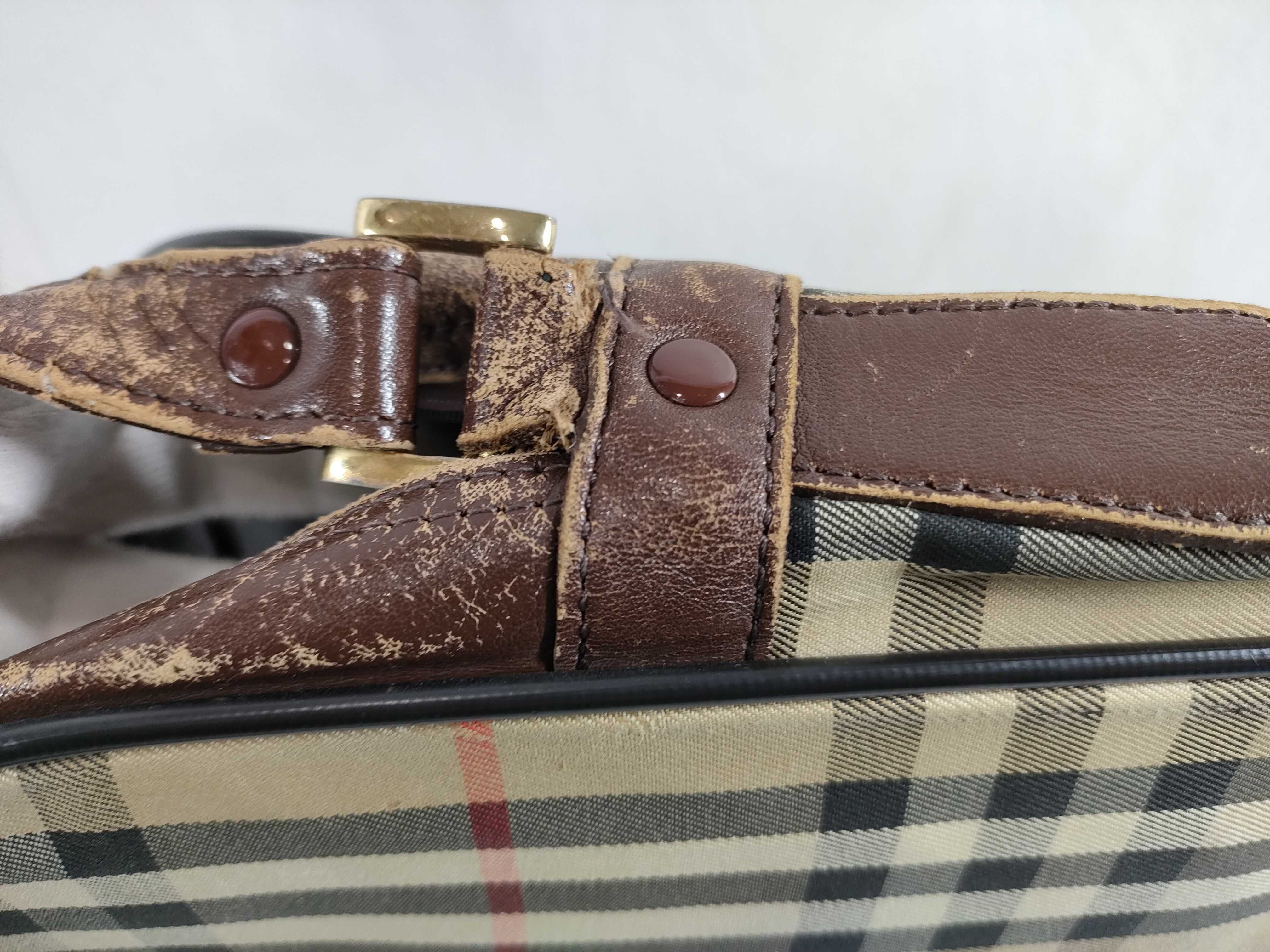 Nova Check Shadow Horse Shoulder Bag — view 14