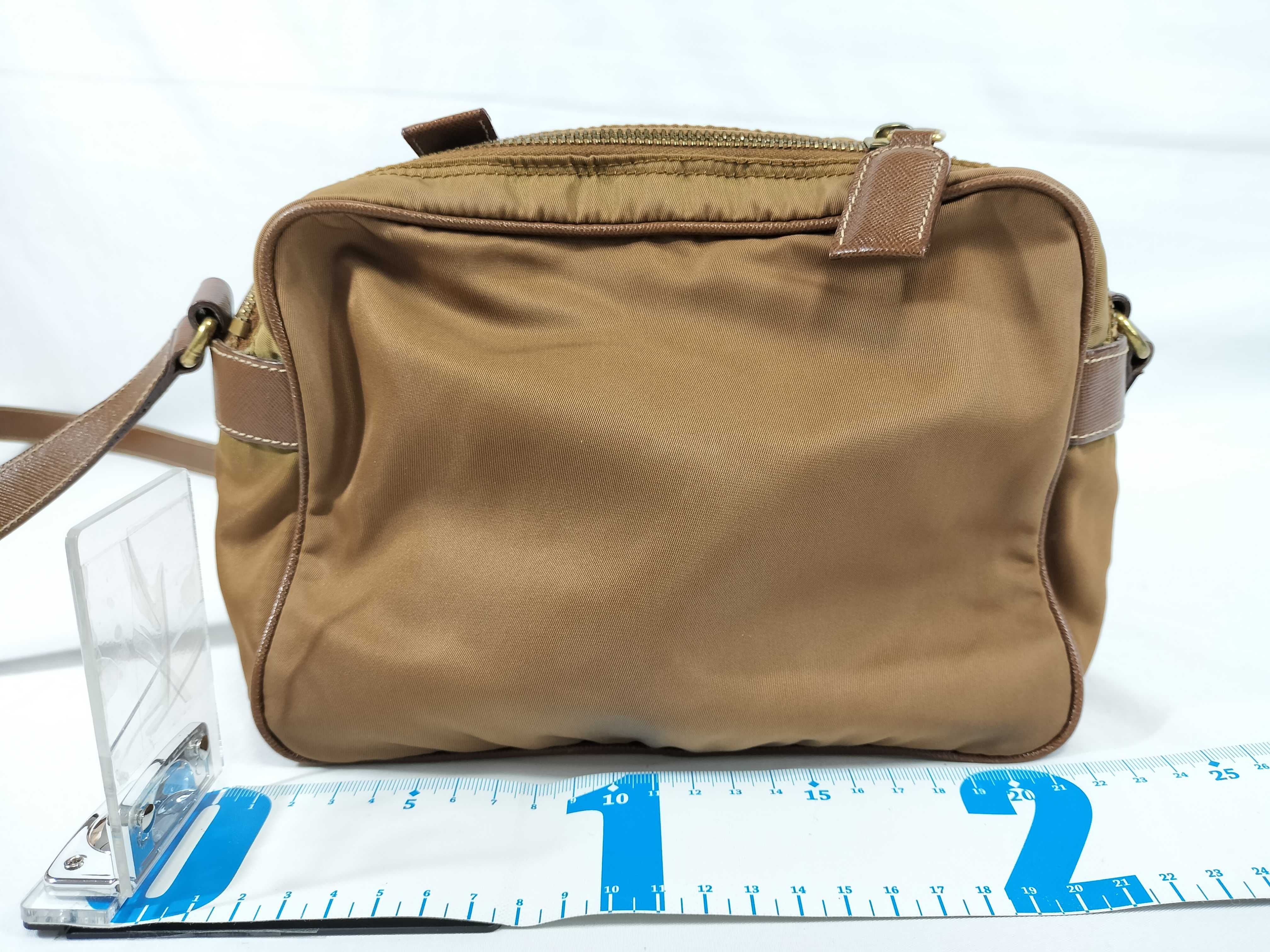 Nylon Brown Shoulder Bag — view 2