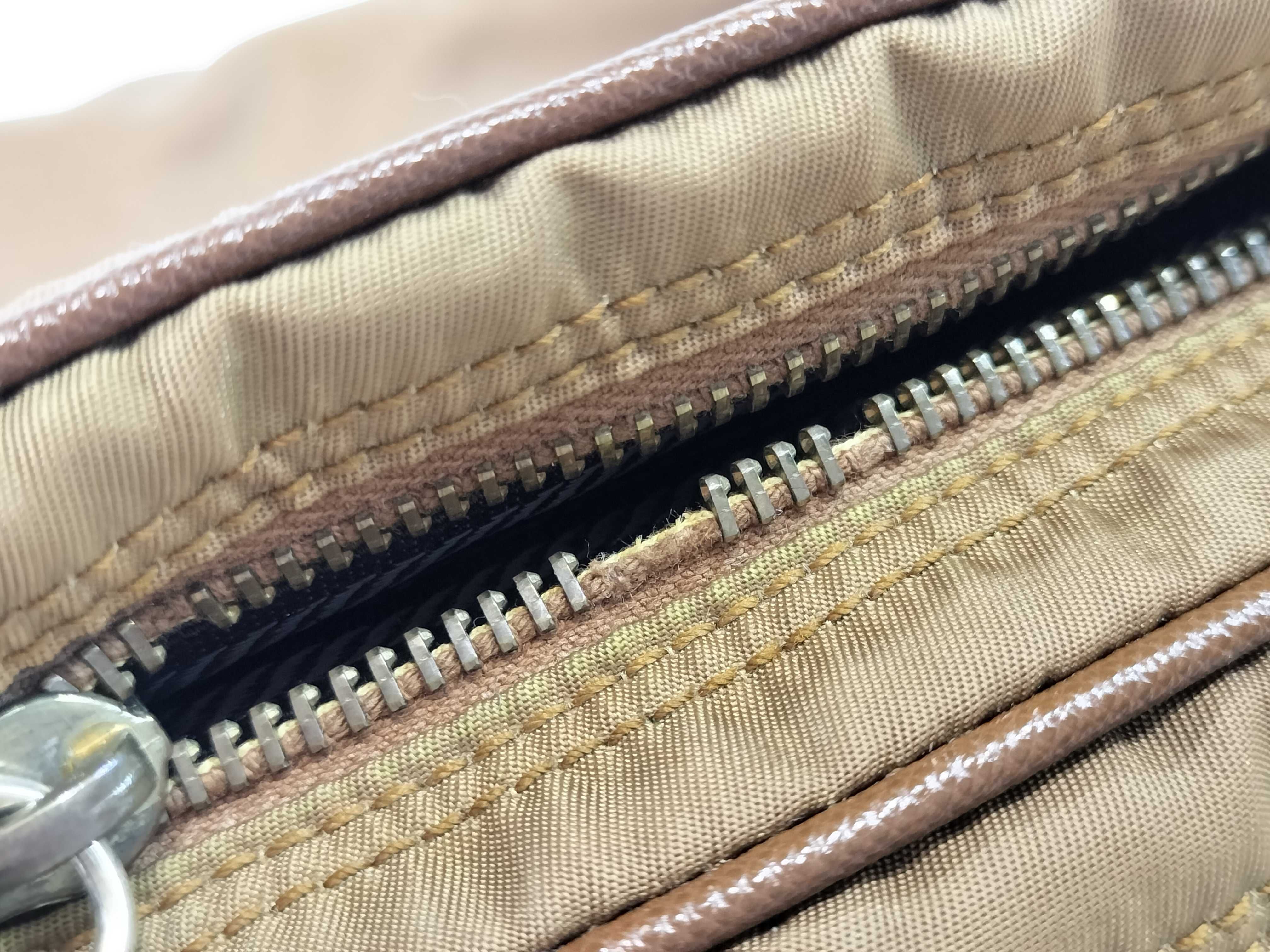 Nylon Brown Shoulder Bag — view 14