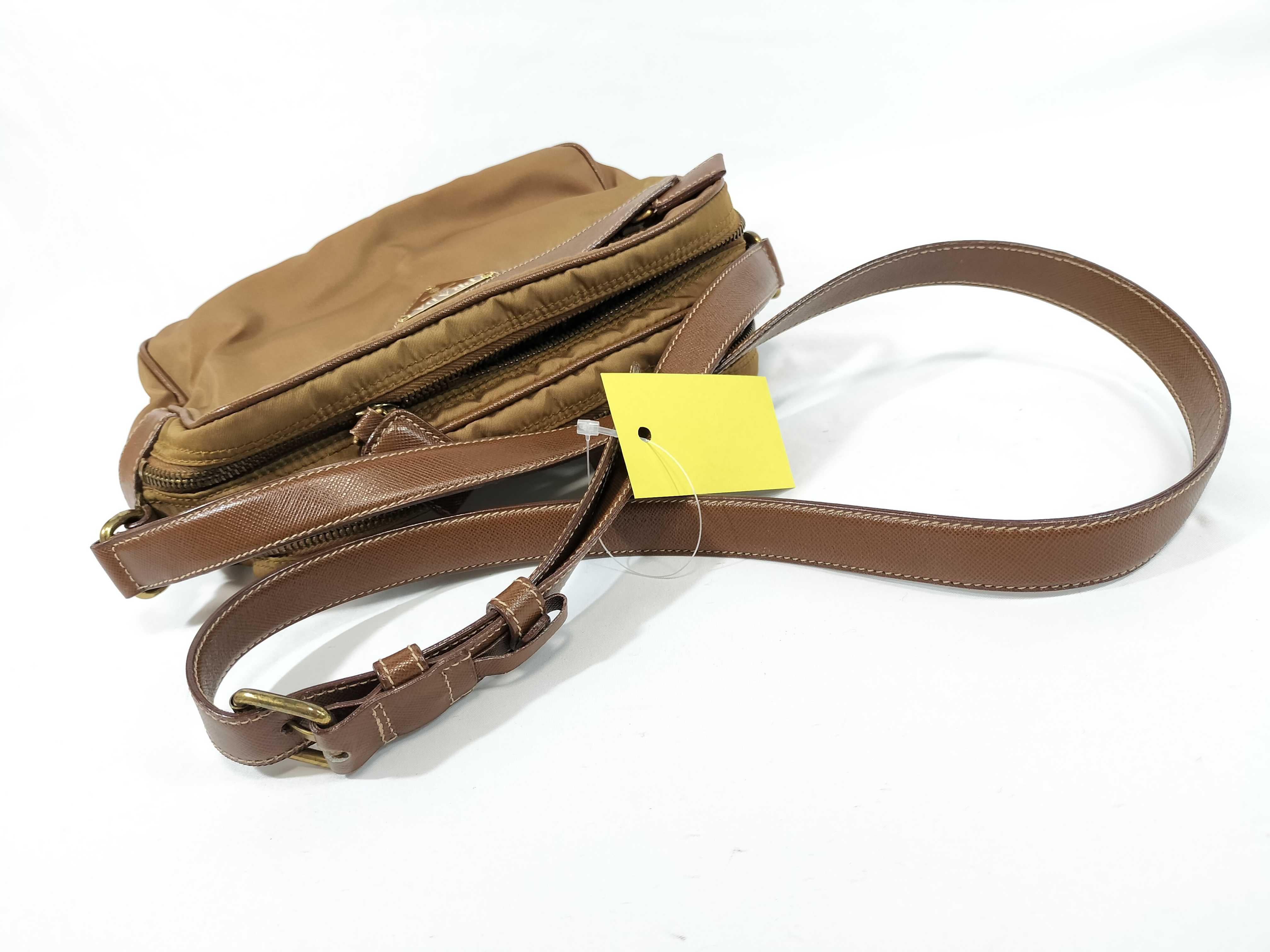 Nylon Brown Shoulder Bag — view 3