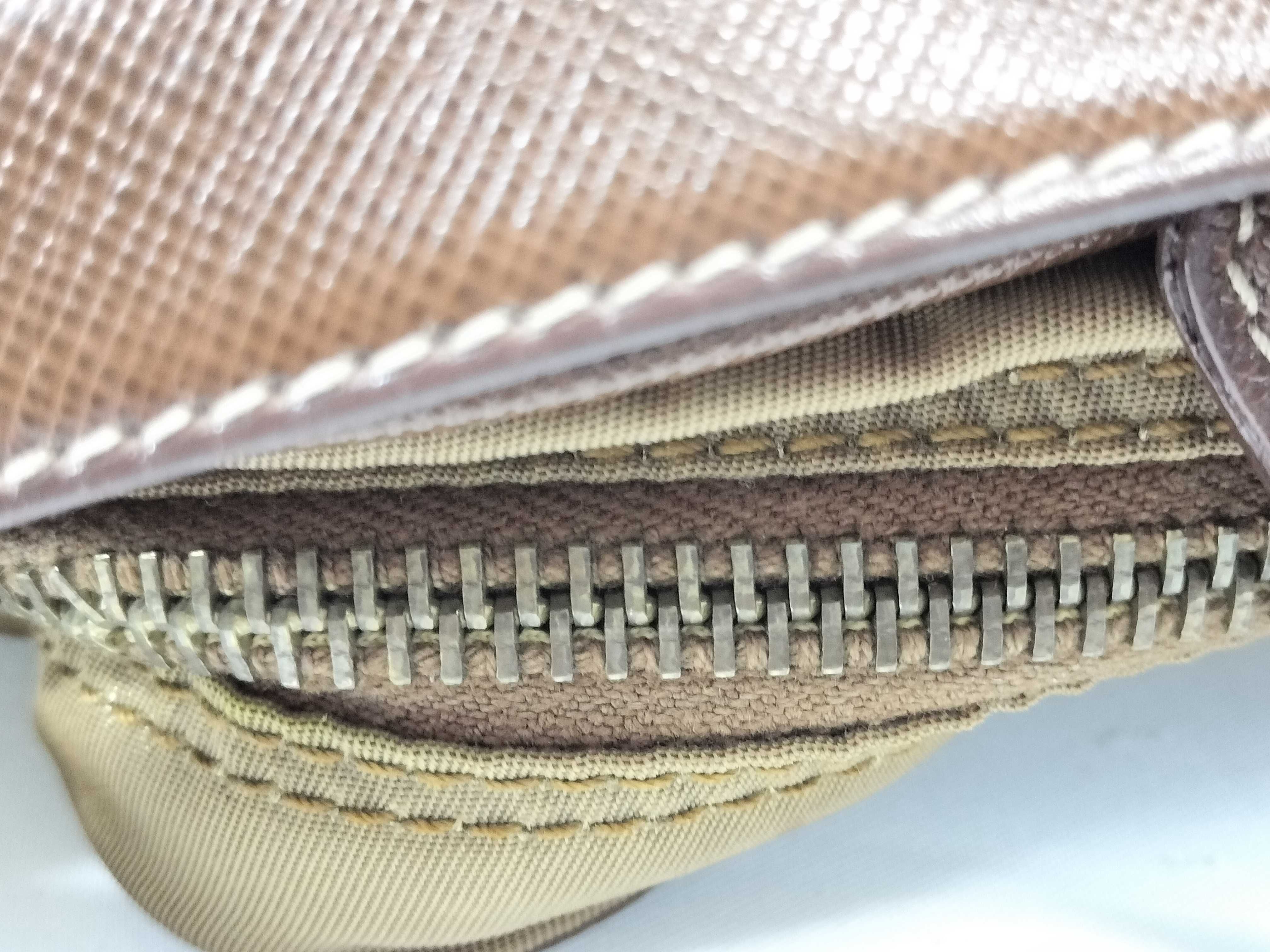 Nylon Brown Shoulder Bag — view 6