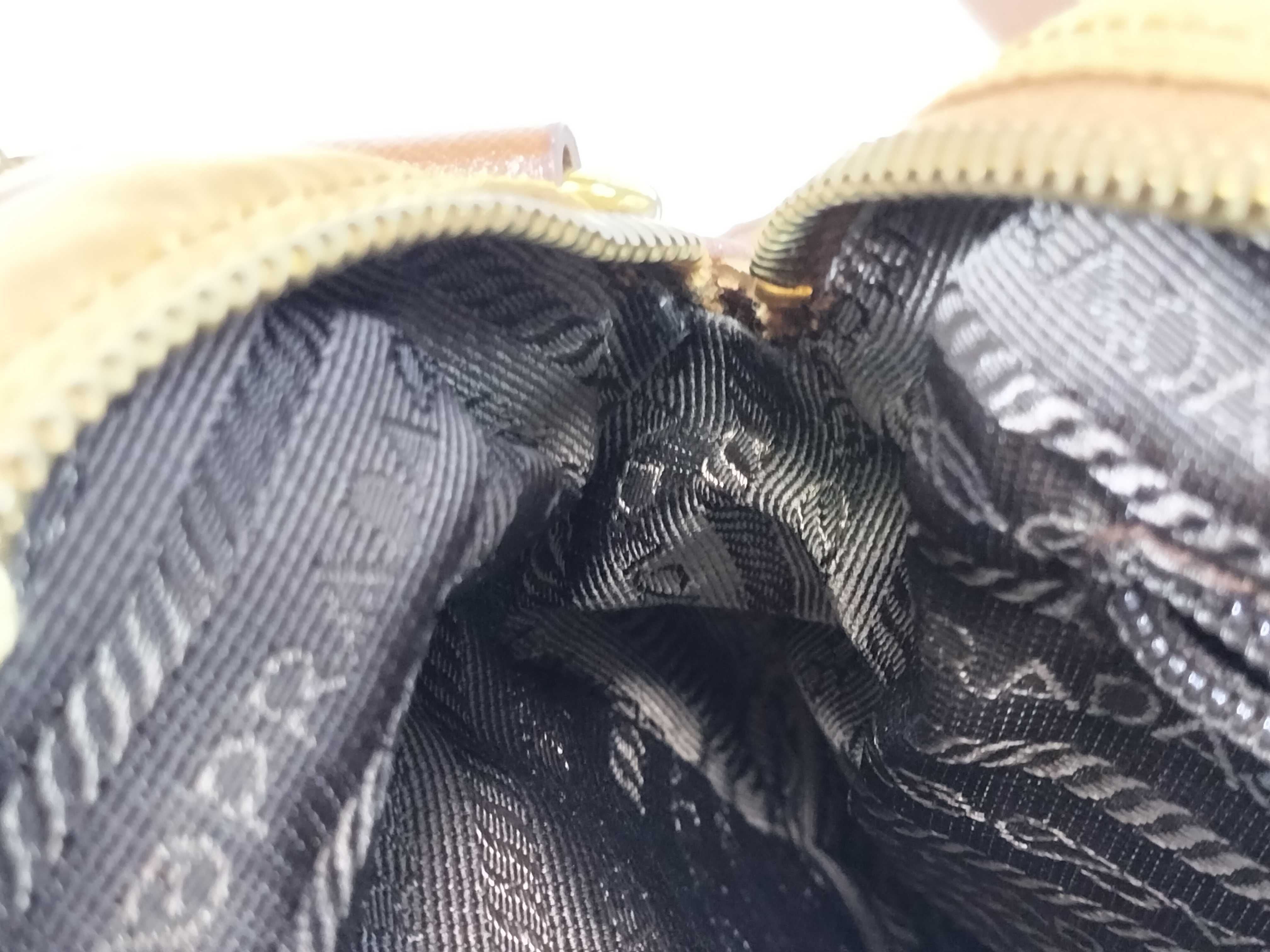 Nylon Brown Shoulder Bag — view 9