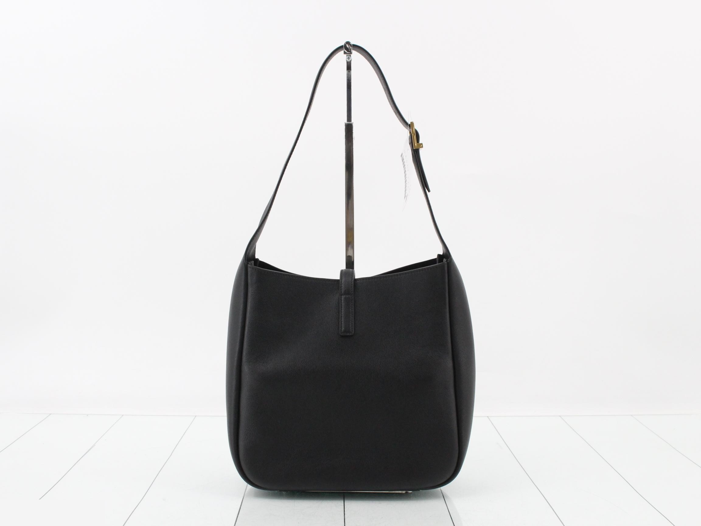 Hobo Small Calf Leather One-Shoulder Bag — view 2