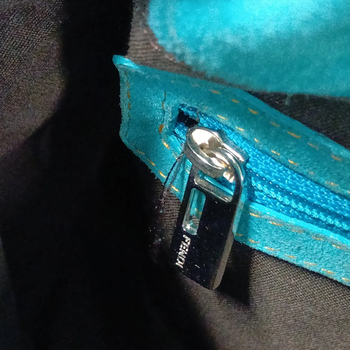 Mamma Bucket 8BR001 Patent Leather Shoulder Bag, Green — view 10