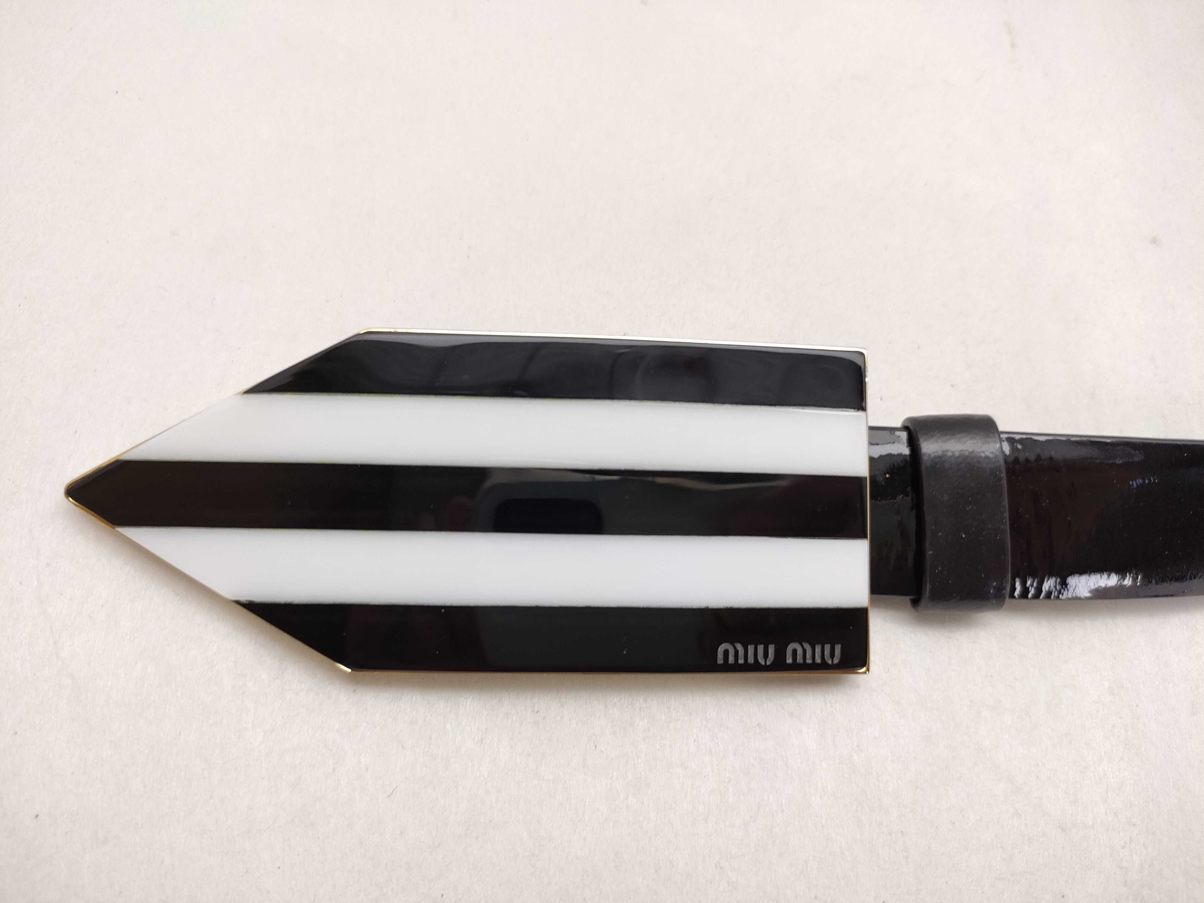 enamel leather belt — view 3