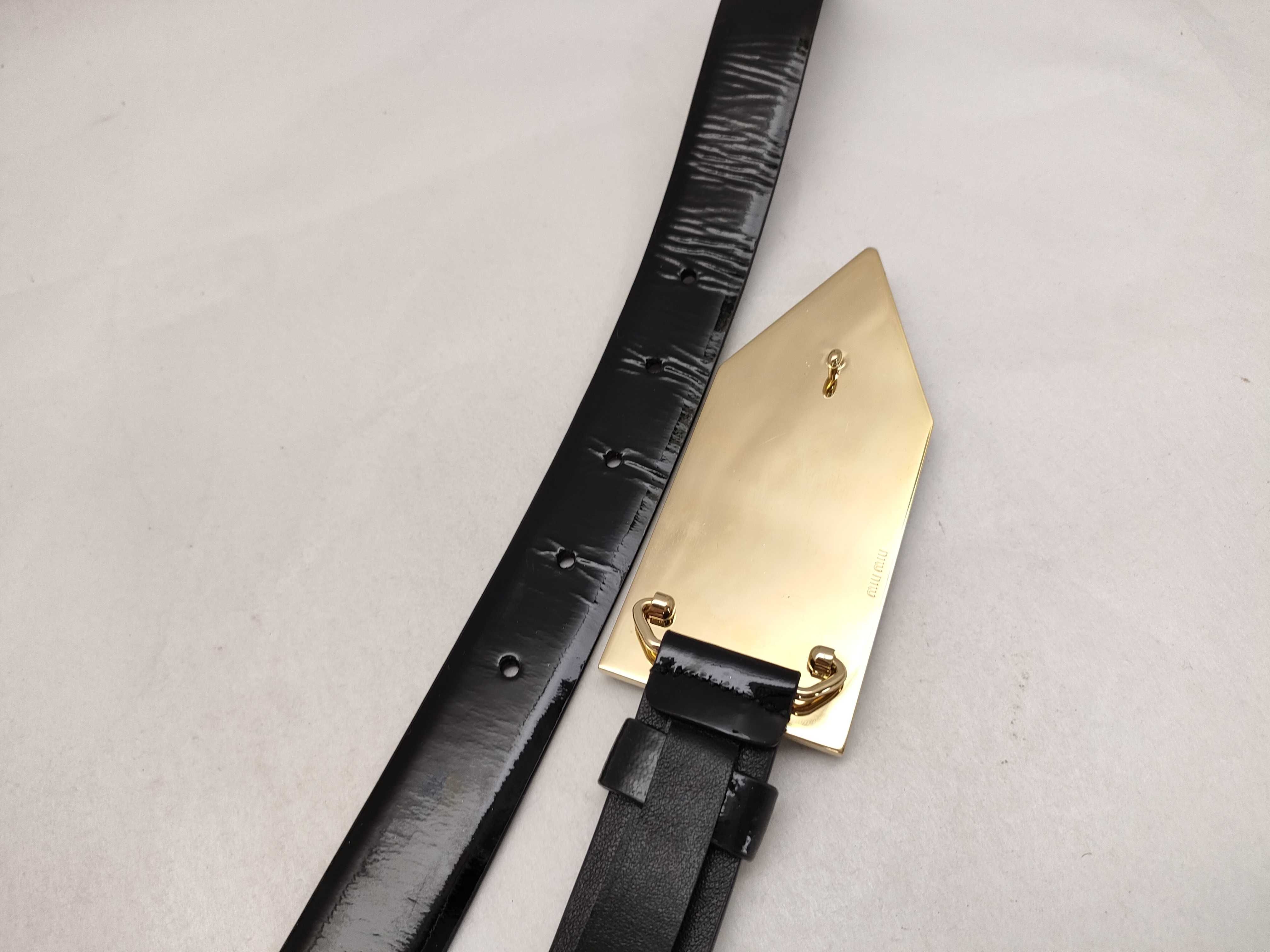 enamel leather belt — view 4