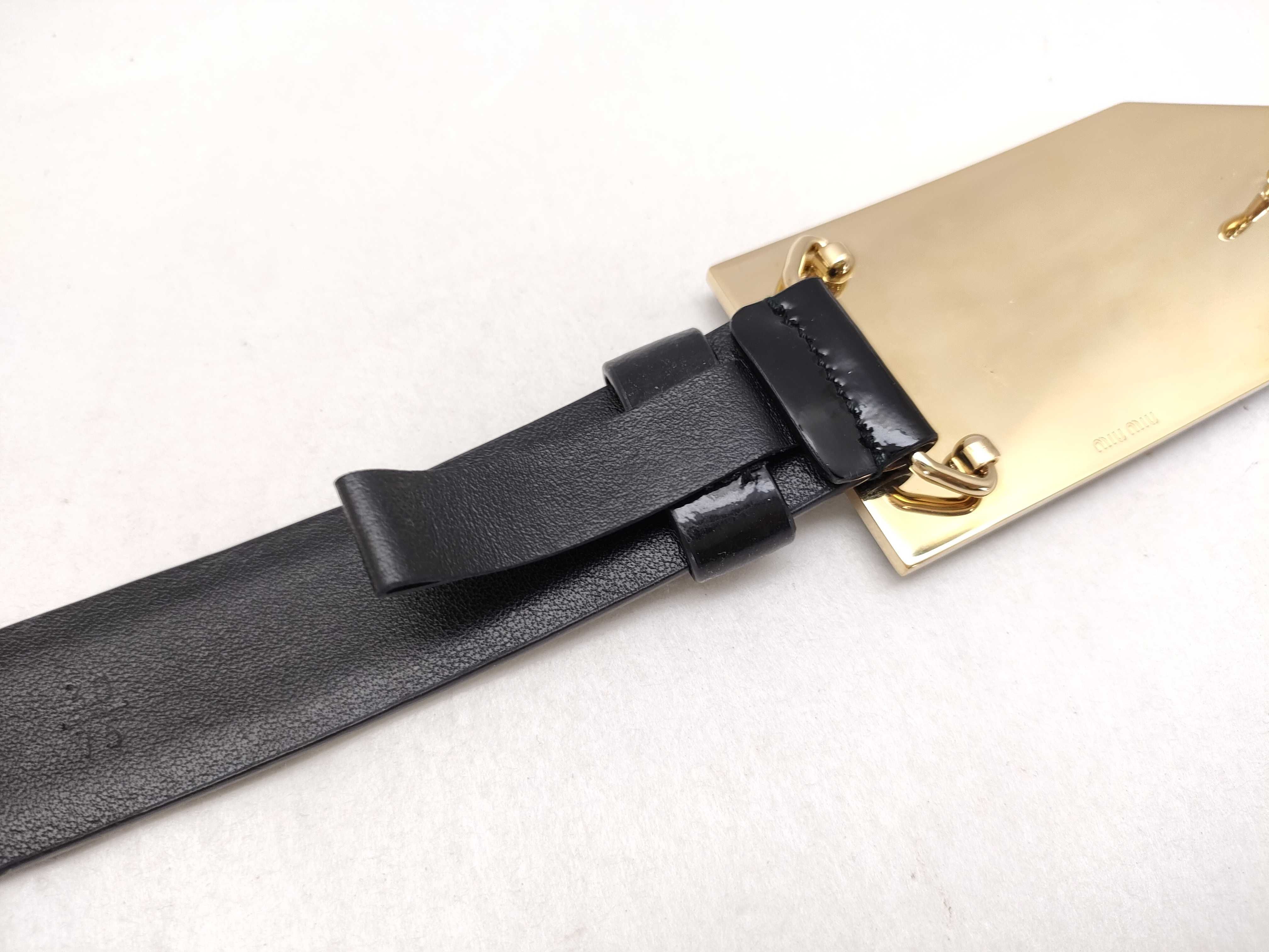 enamel leather belt — view 7
