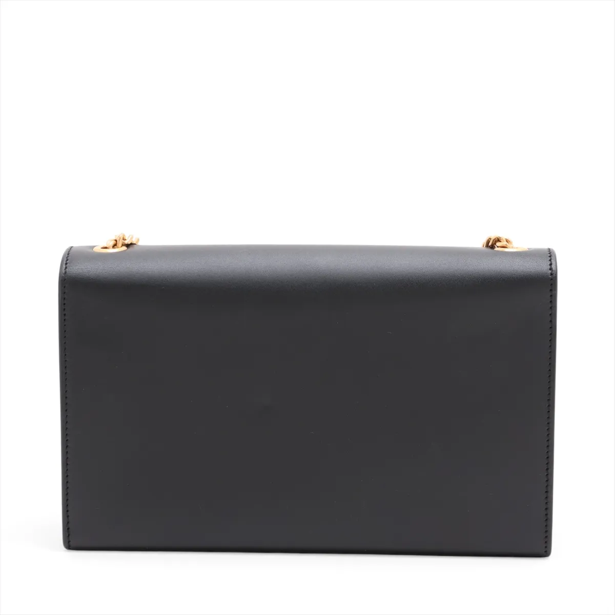 Kate Leather Chain Shoulder Bag, Black, 471642 — view 2