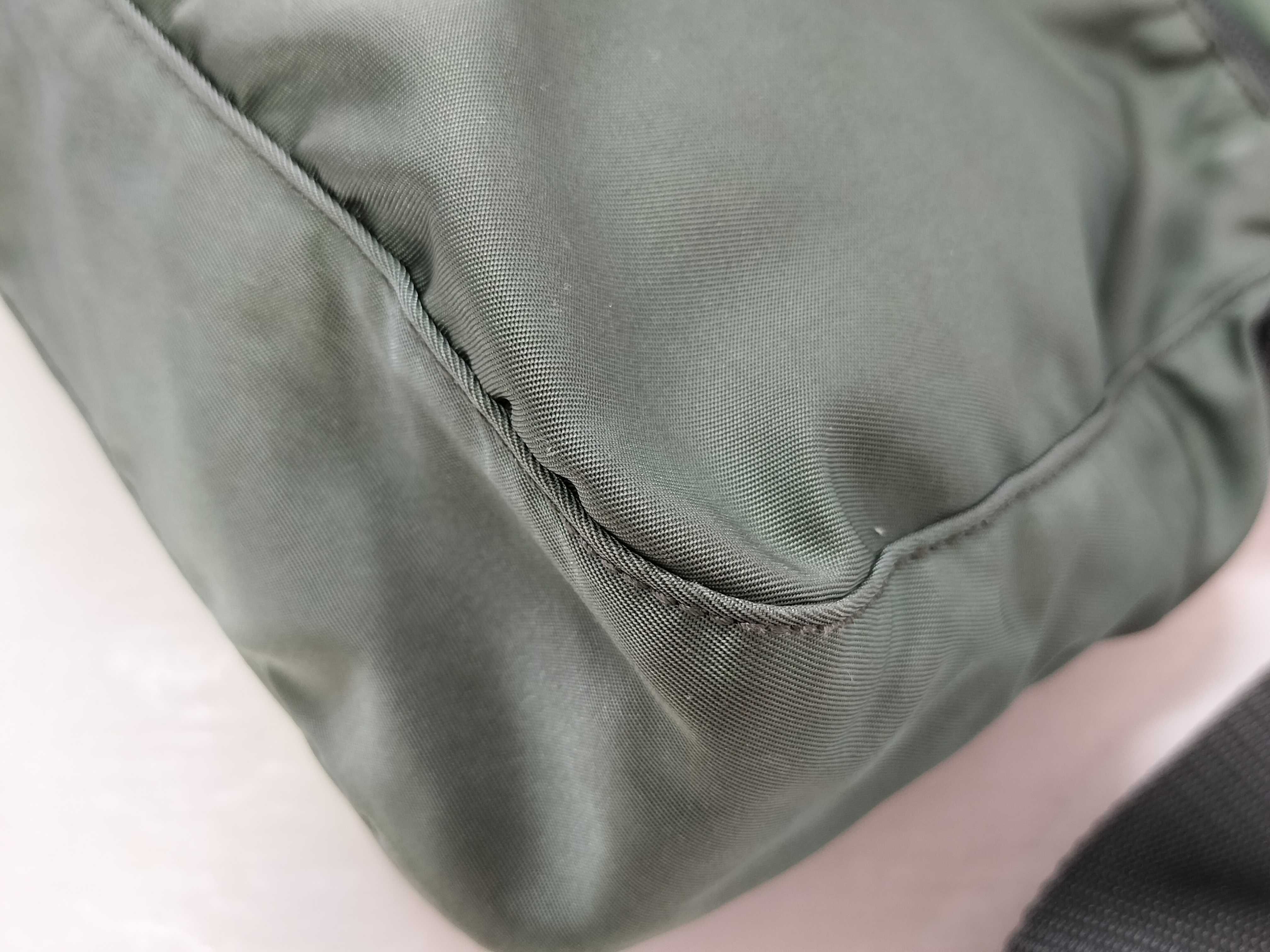 Nylon Prada Current Model Saffiano Shoulder Bag Triangle Logo Leather Shoulder Bag — view 7