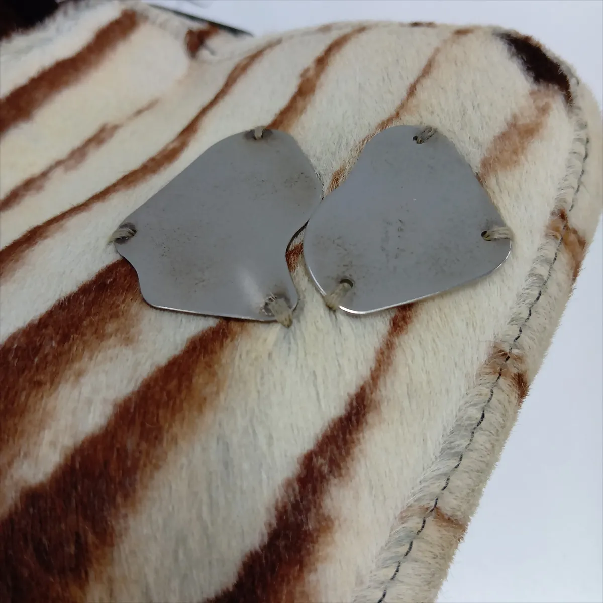 [Individually packaged] Fendi Mamma Bucket Calf Hair x Leather Shoulder Bag, Beige — view 14