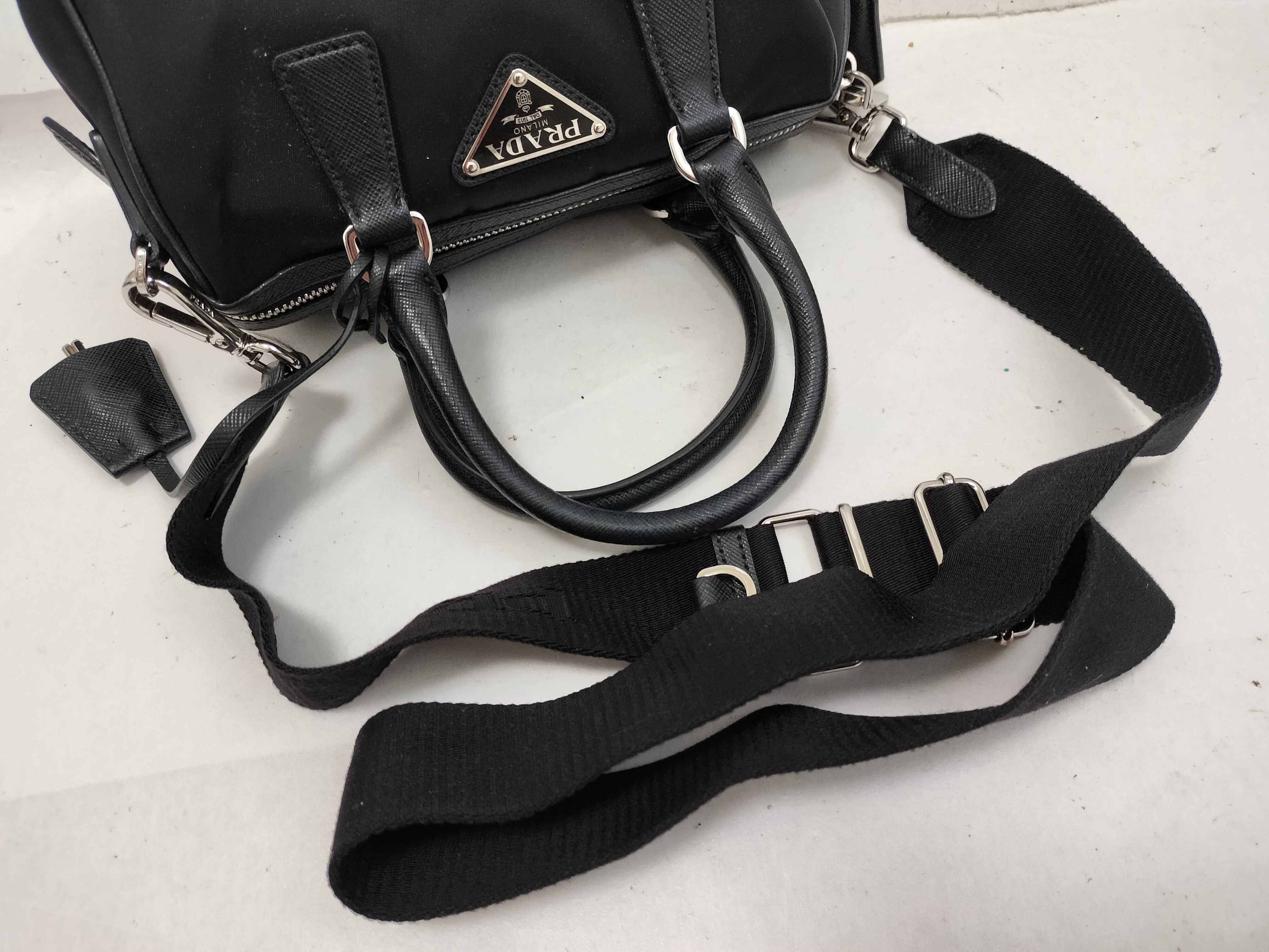 Nylon Mini Boston Bag Handbag — view 6