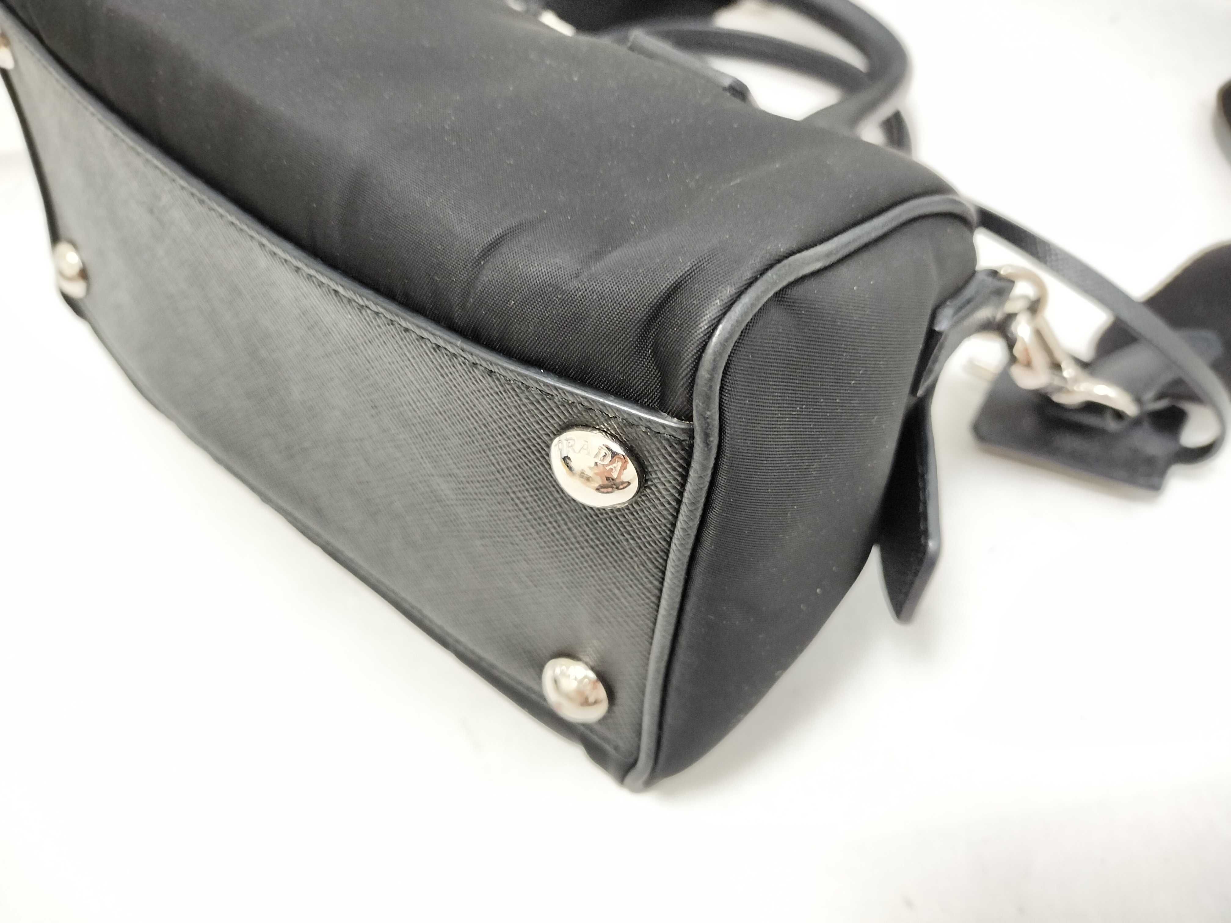 Nylon Mini Boston Bag Handbag — view 8