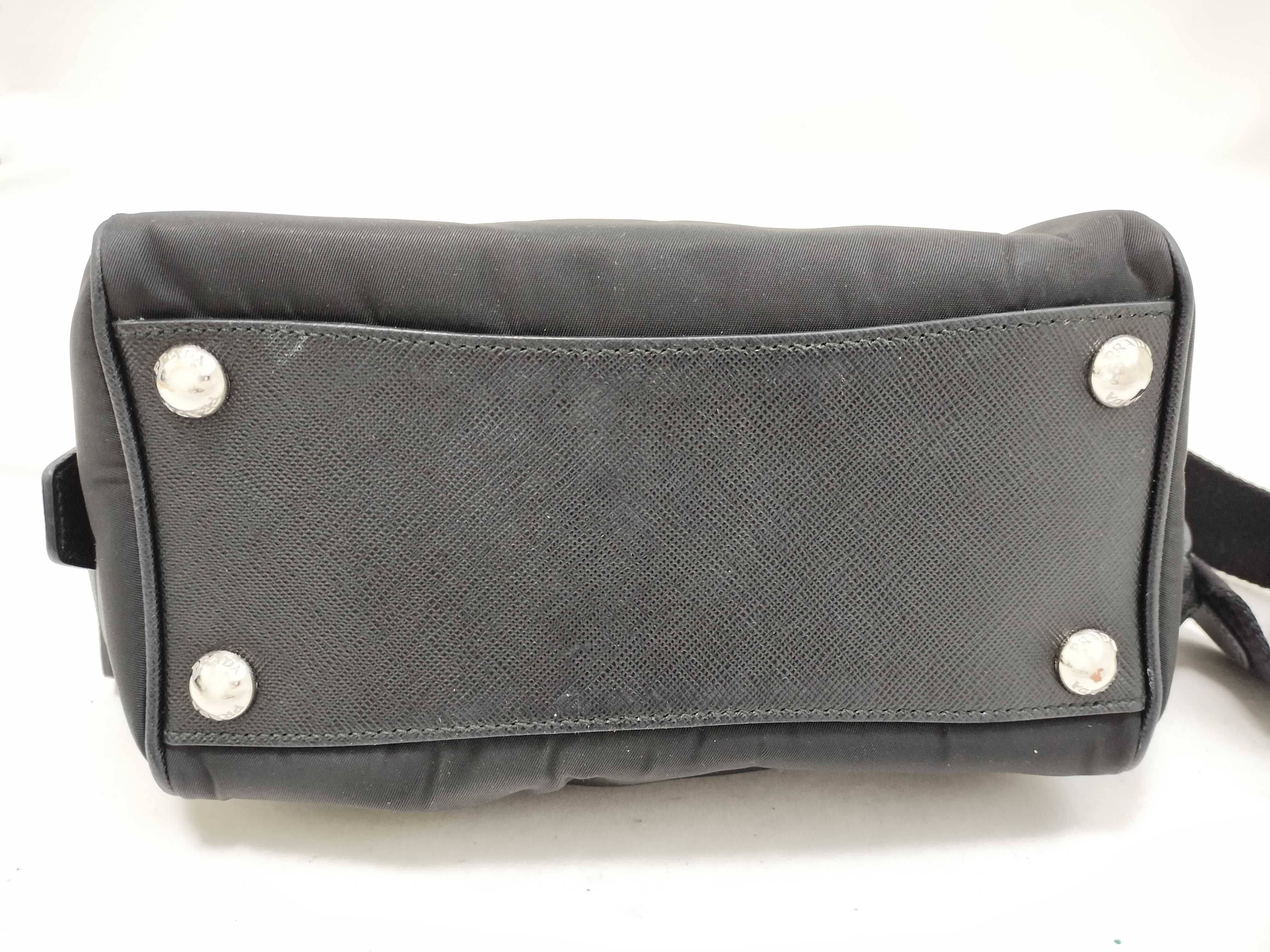 Nylon Mini Boston Bag Handbag — view 9