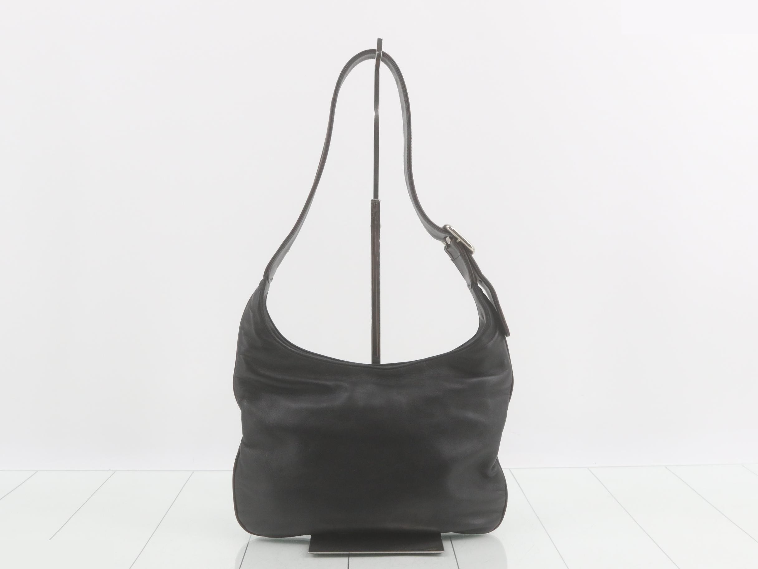 Other lines: Bags - One-shoulder bag - Leather - Black — view 2