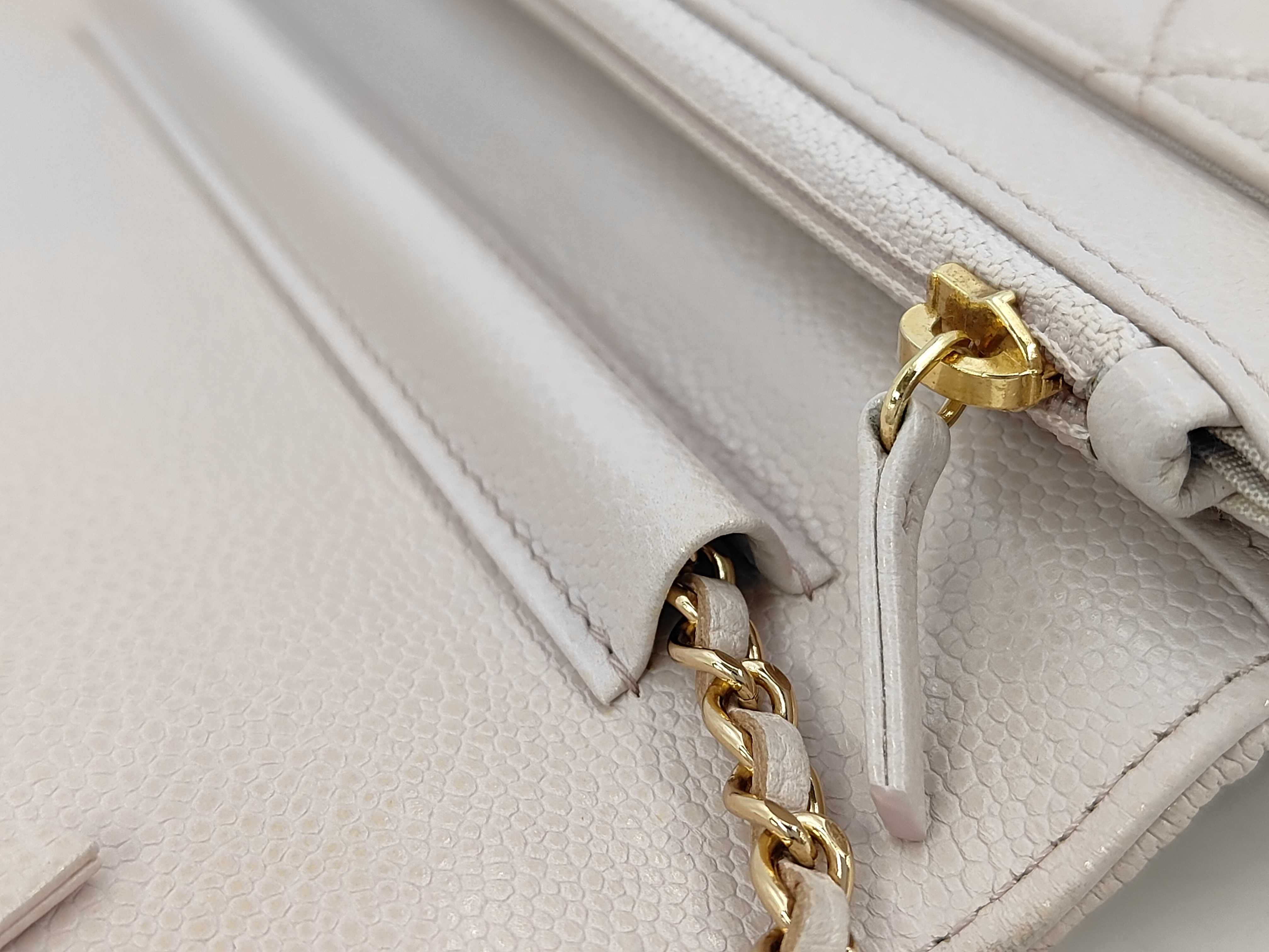 Matelassé Caviar Skin Serial Plate Chain Wallet COCO Chain Shoulder Bag — view 7