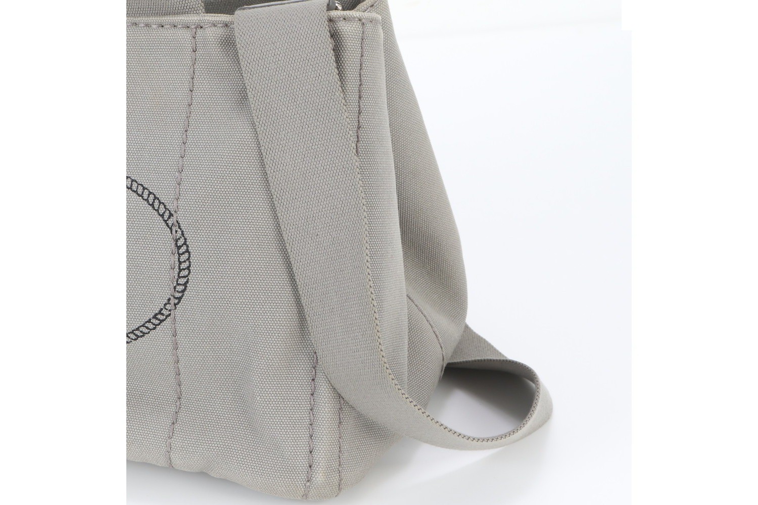 Triangle Logo Canapa 2-Way Tote Bag (Crossbody Bag) — view 3