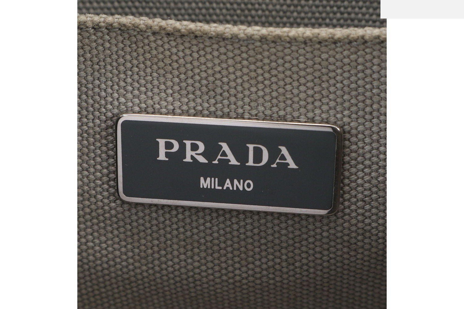 Triangle Logo Canapa 2-Way Tote Bag (Crossbody Bag) — view 9