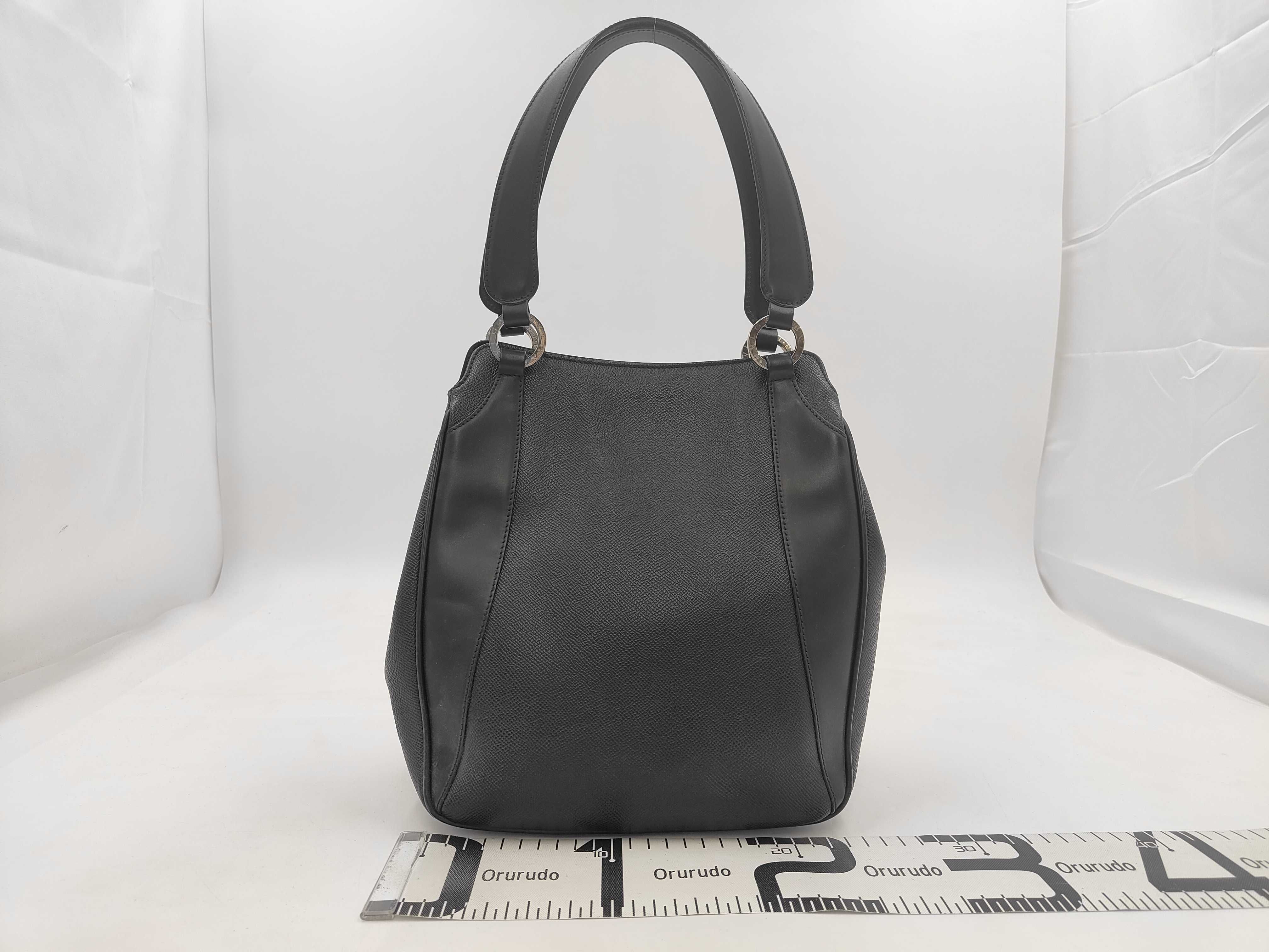 Logo Ring Leather Tote Bag — view 2