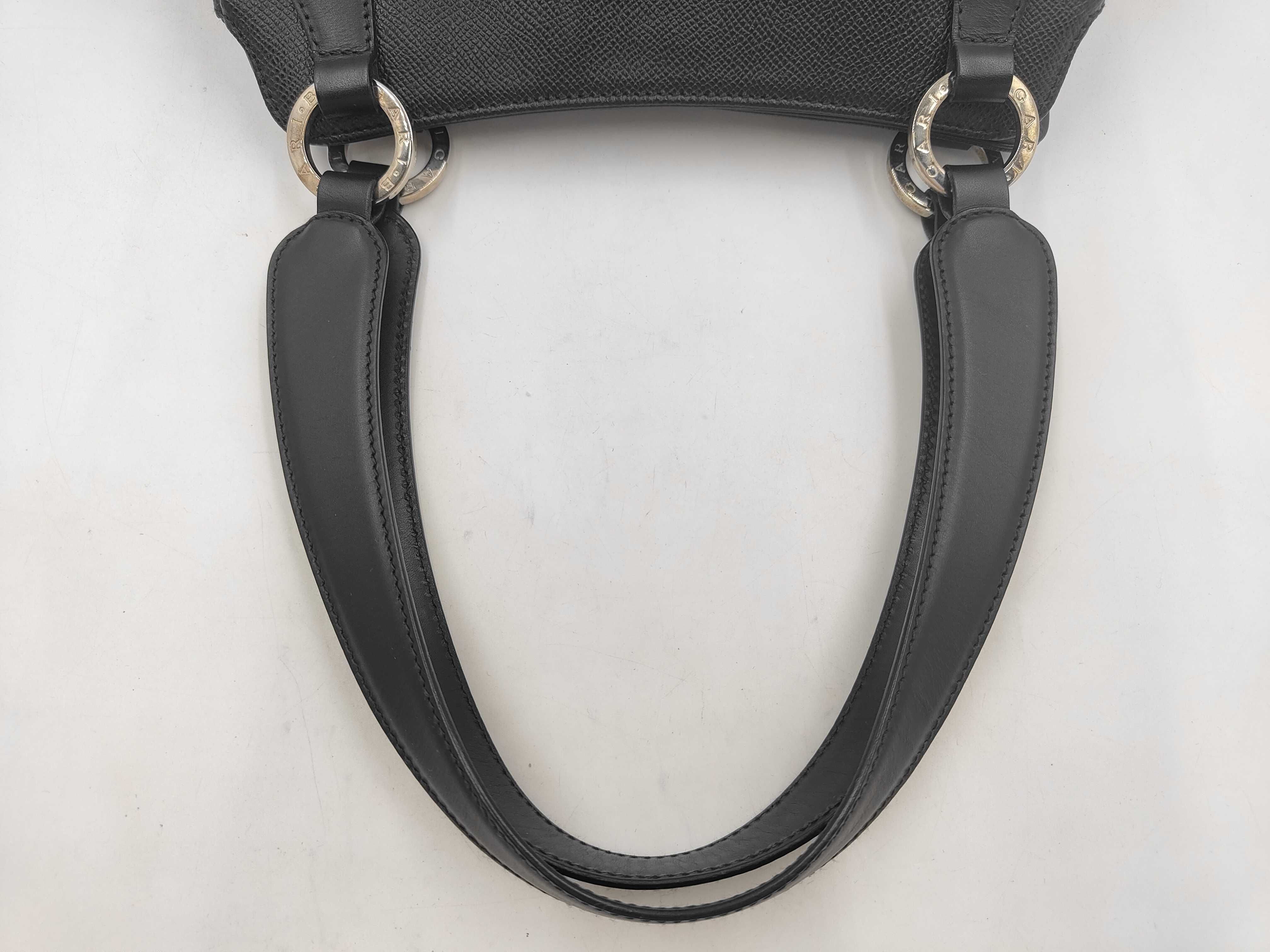 Logo Ring Leather Tote Bag — view 3