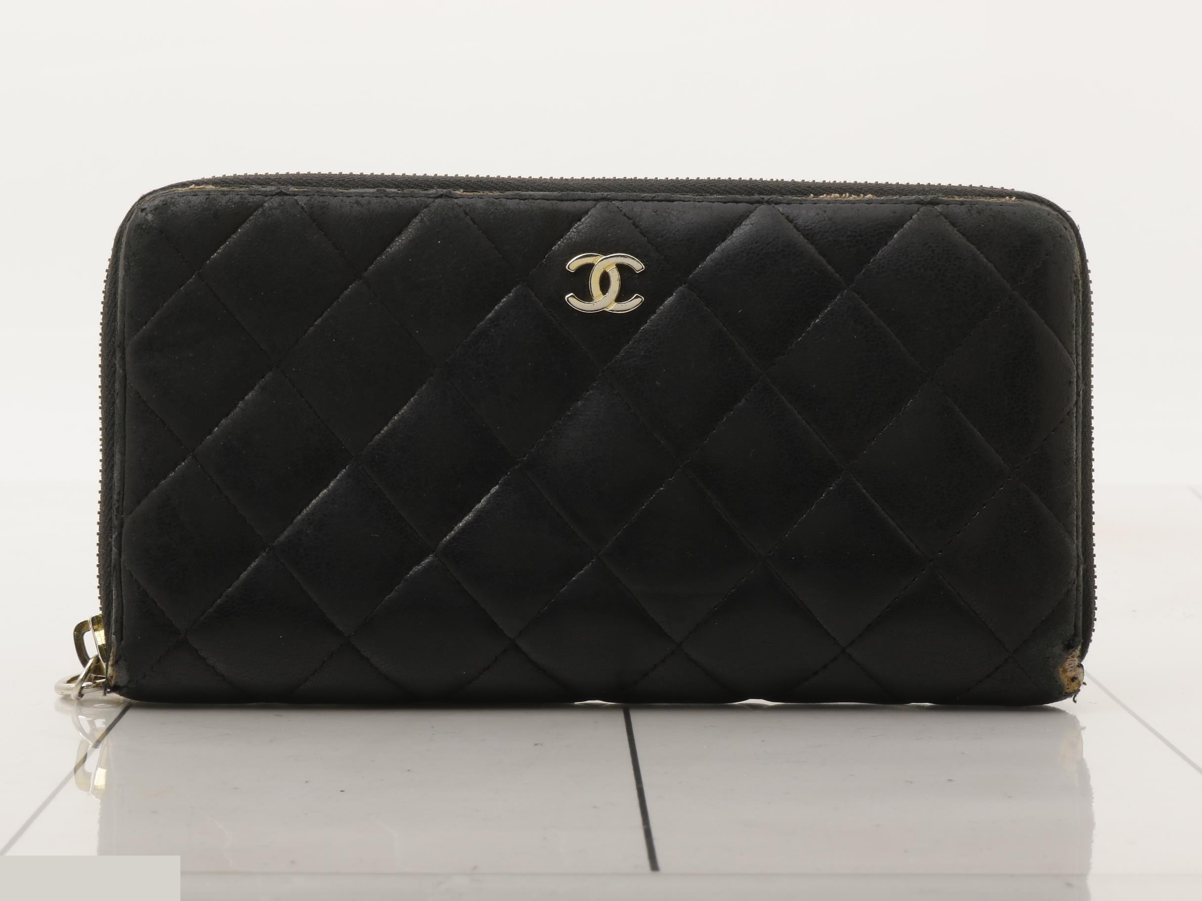 Lambskin Zip Wallet